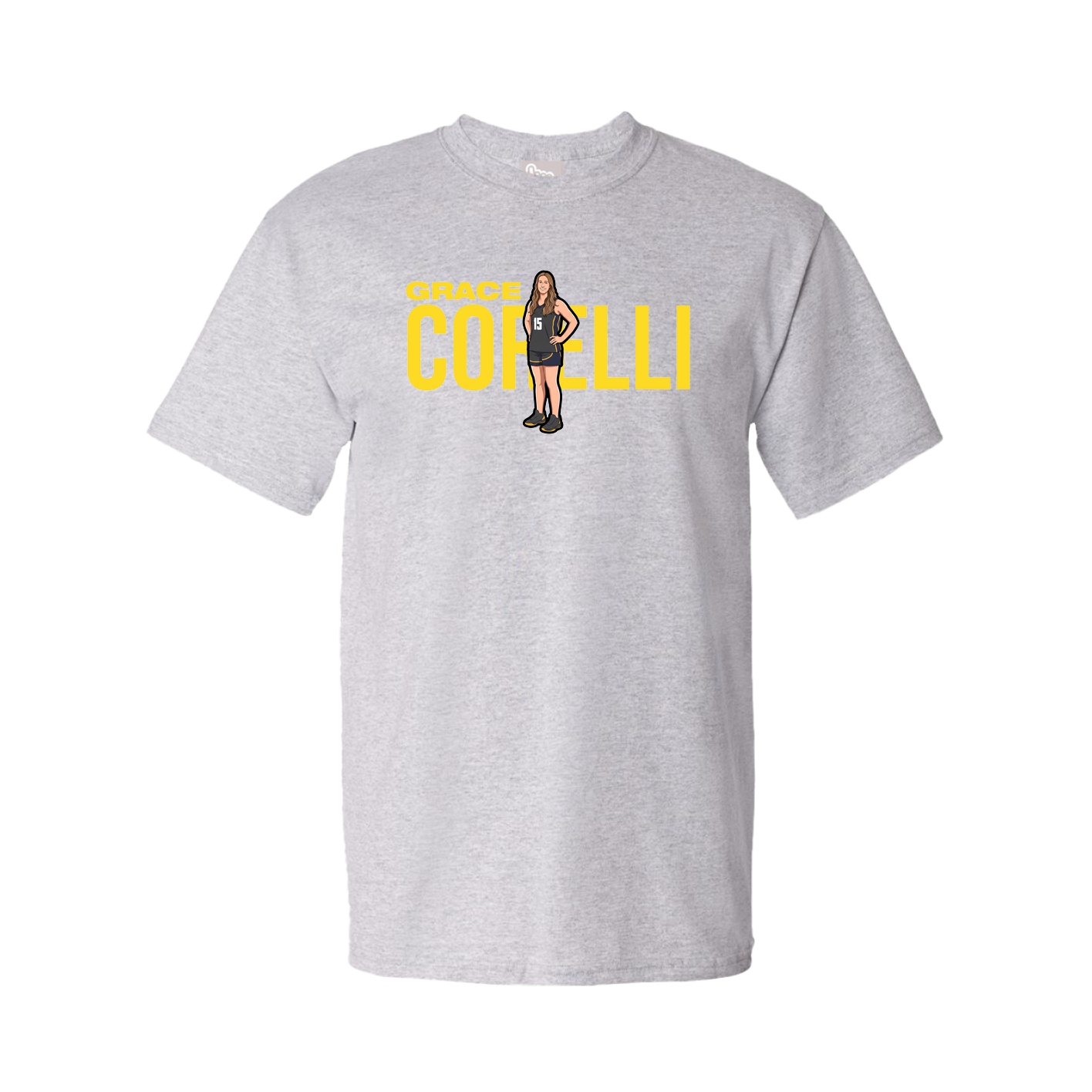 Youth Tee — Player Name in Grey