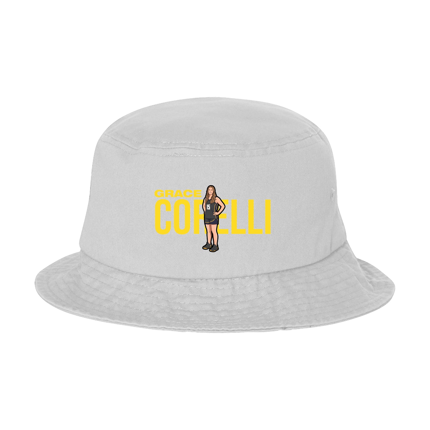 Bucket Cap — Player Name in White