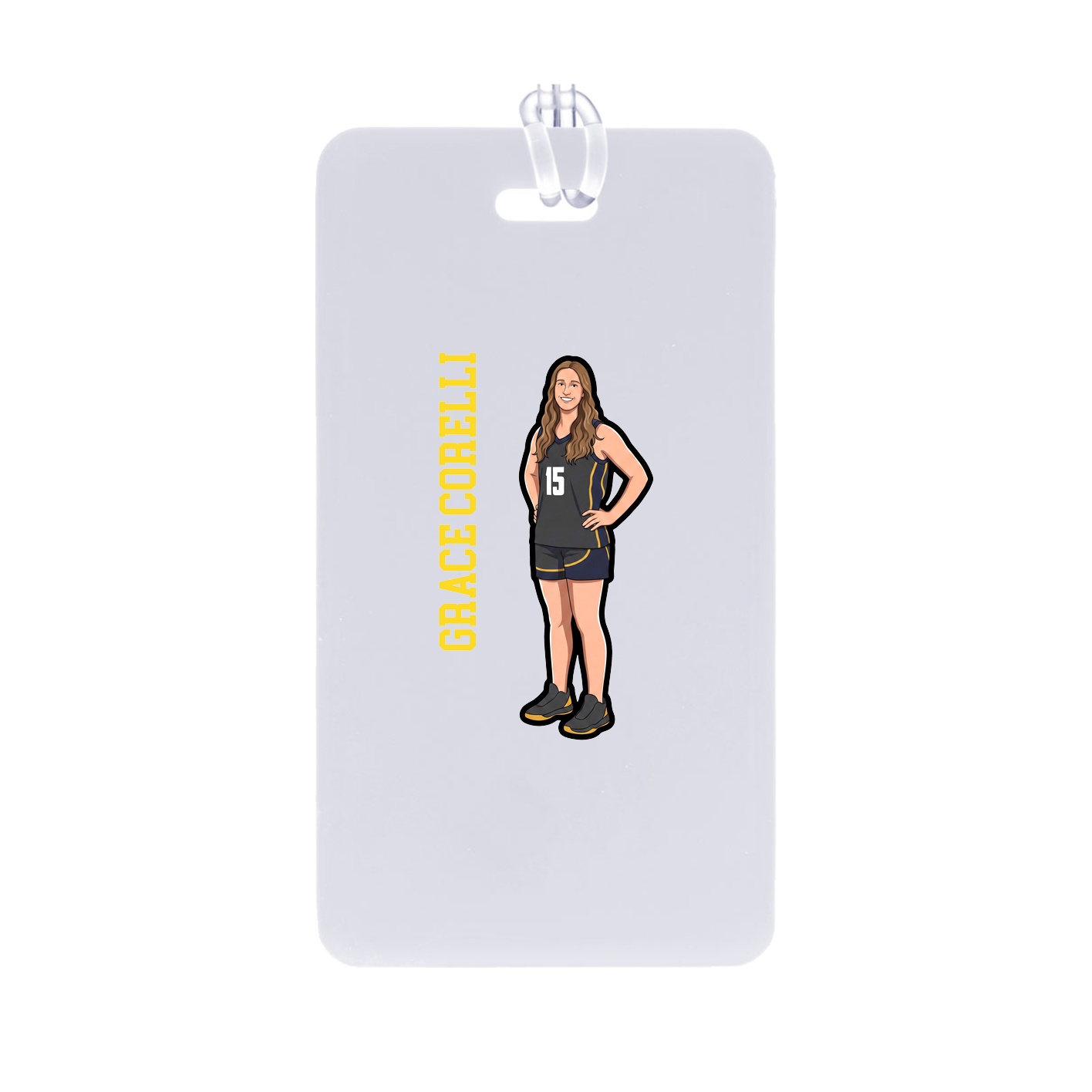 Bag Tag — Name Vertical in Classic