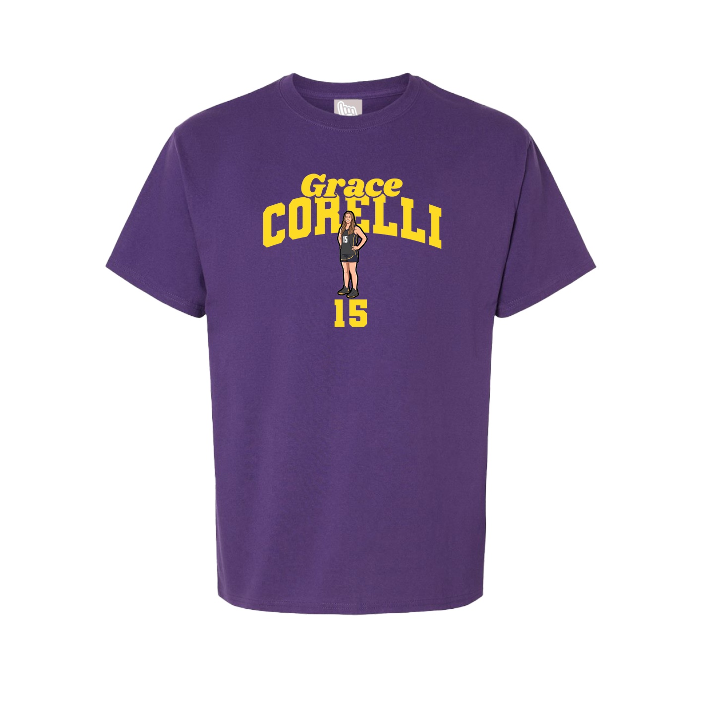 Tee — Signature Arch in Purple