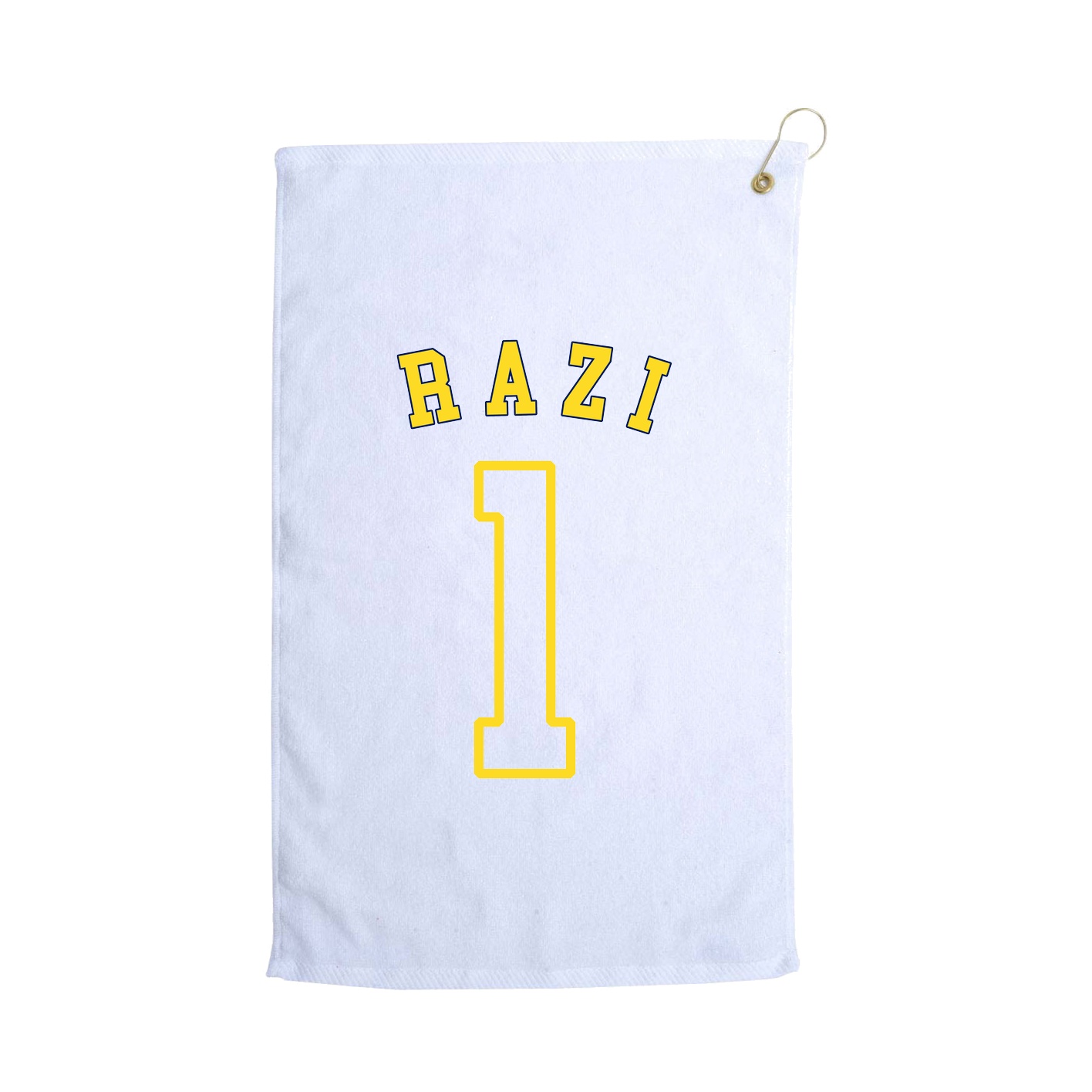 Golf Towel — Shirsey Arch in White