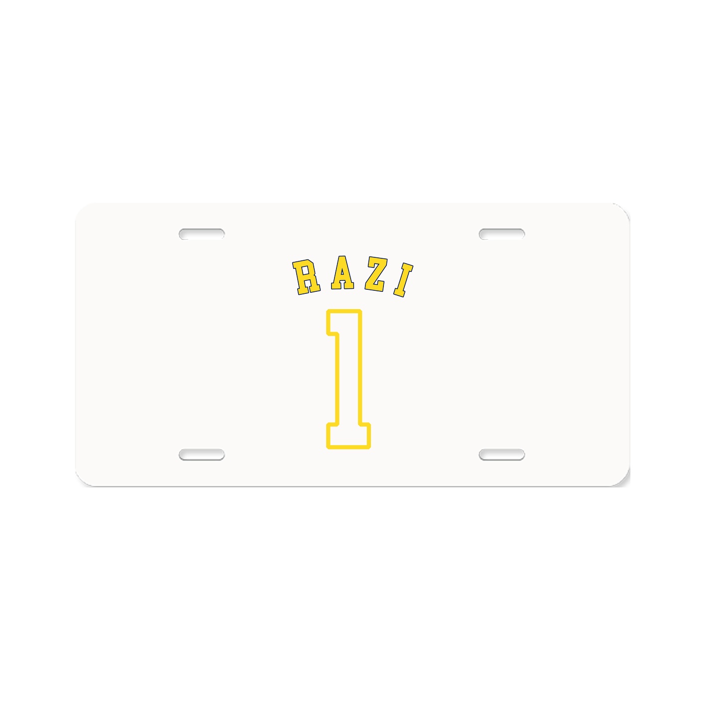 License Plate — Shirsey Arch in Classic