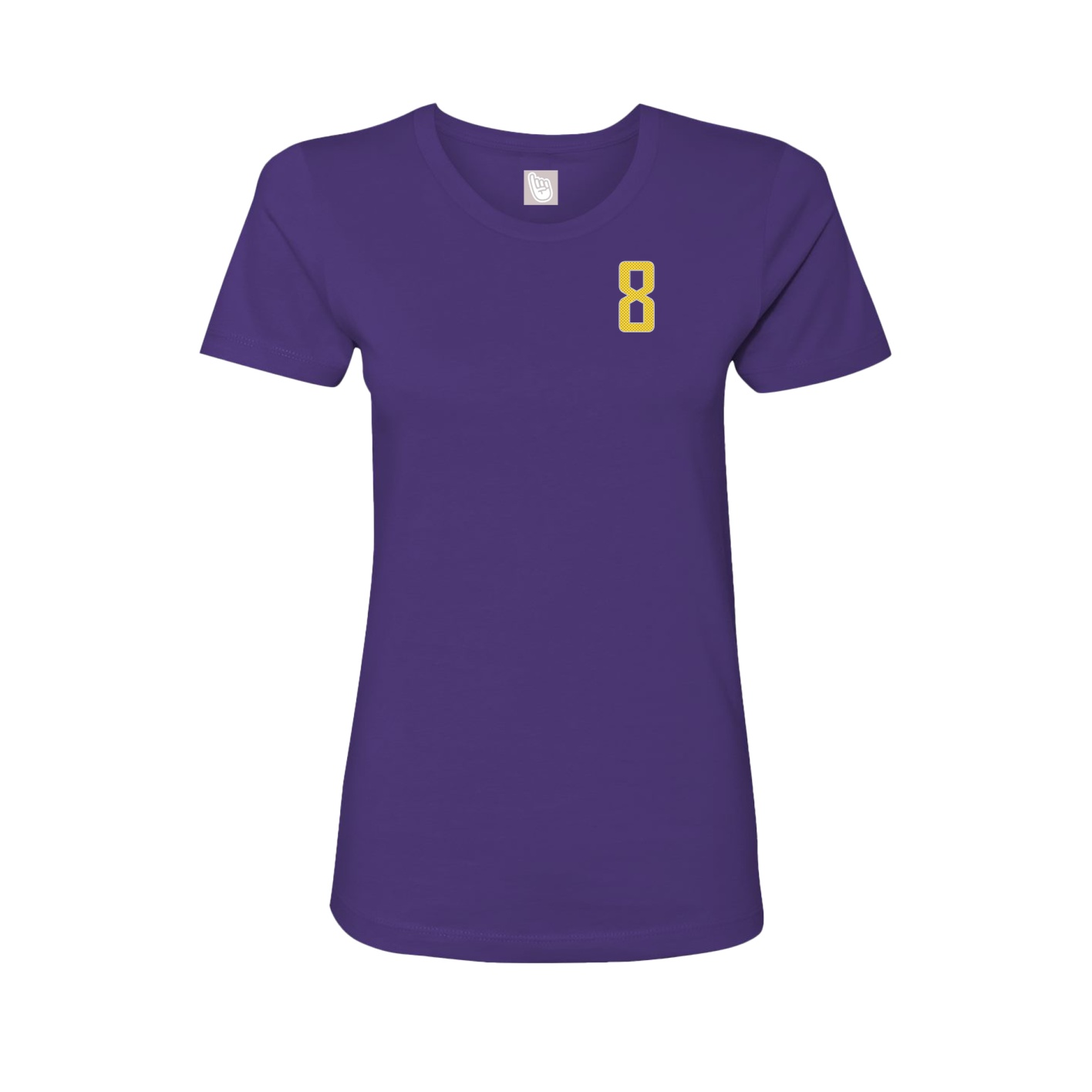 Fitted Women's Tee — Front Shirsy in Purple