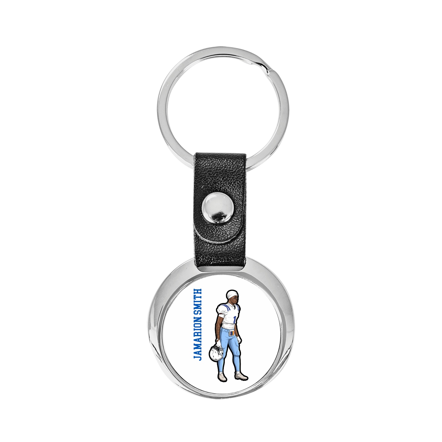 Key Chain — Name Vertical in Classic