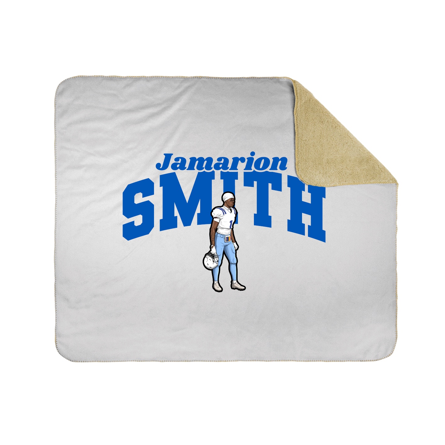 Throw Blanket — Signature Arch in White