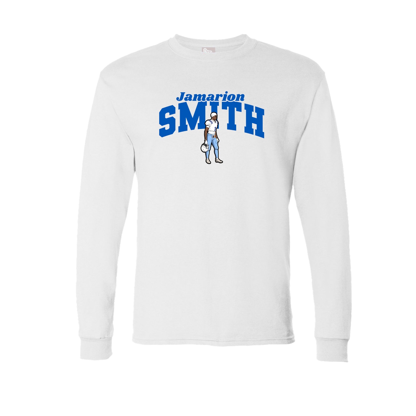 Long Sleeve Tee — Signature Arch in White