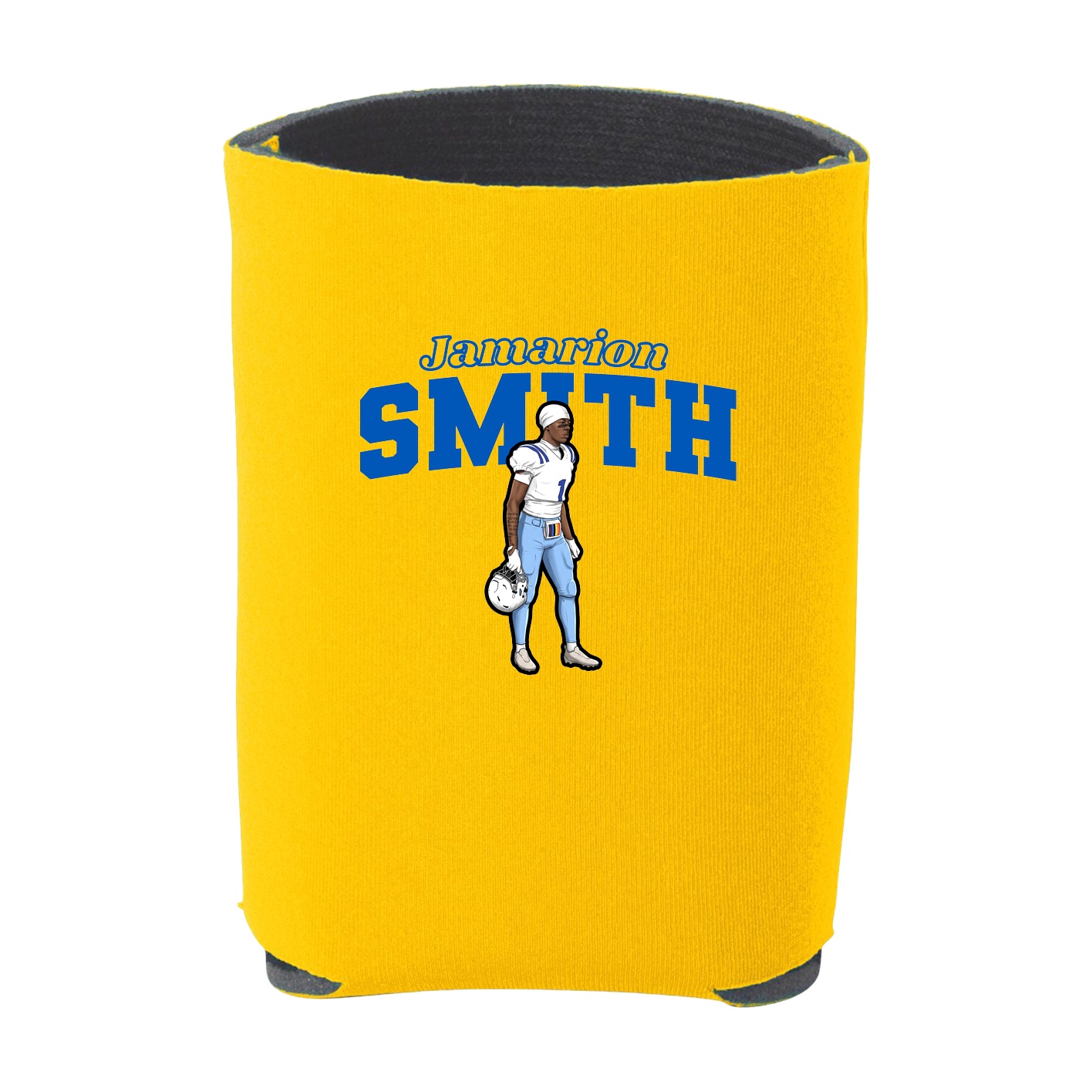 Can Holder — Name Arch in Yellow