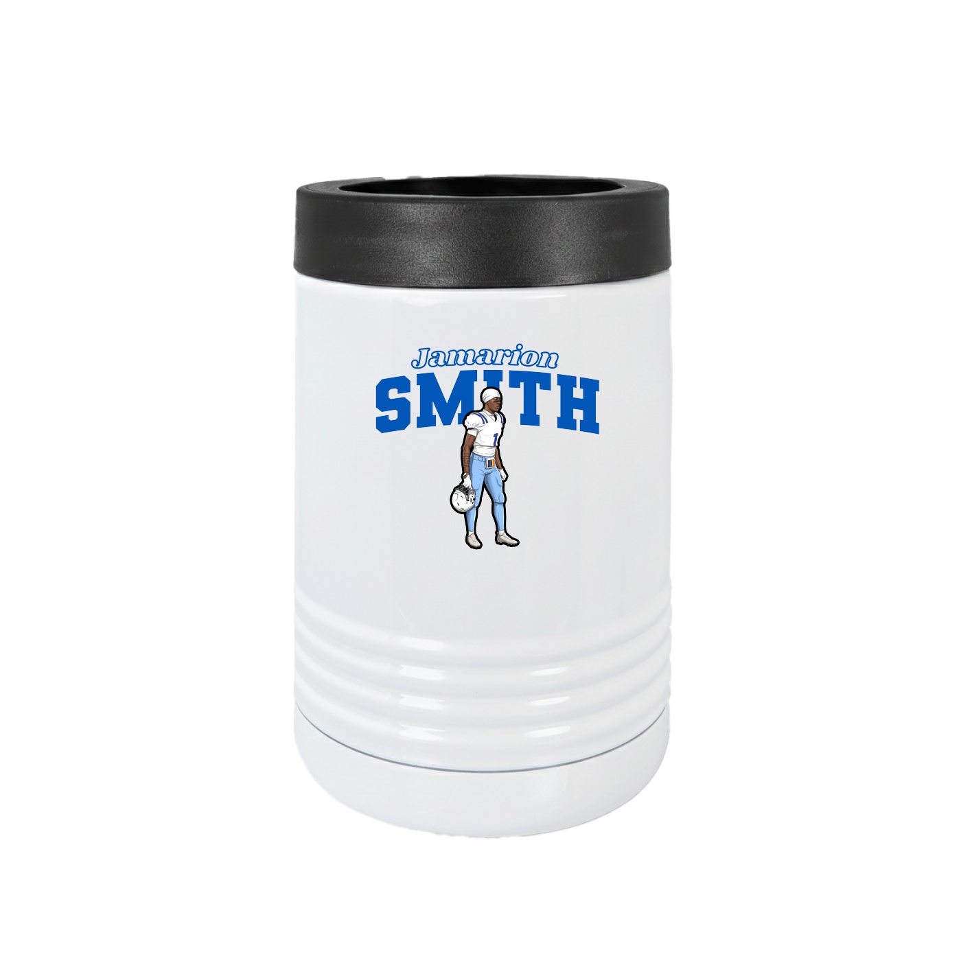 Beverage Holder — Name Arch in White