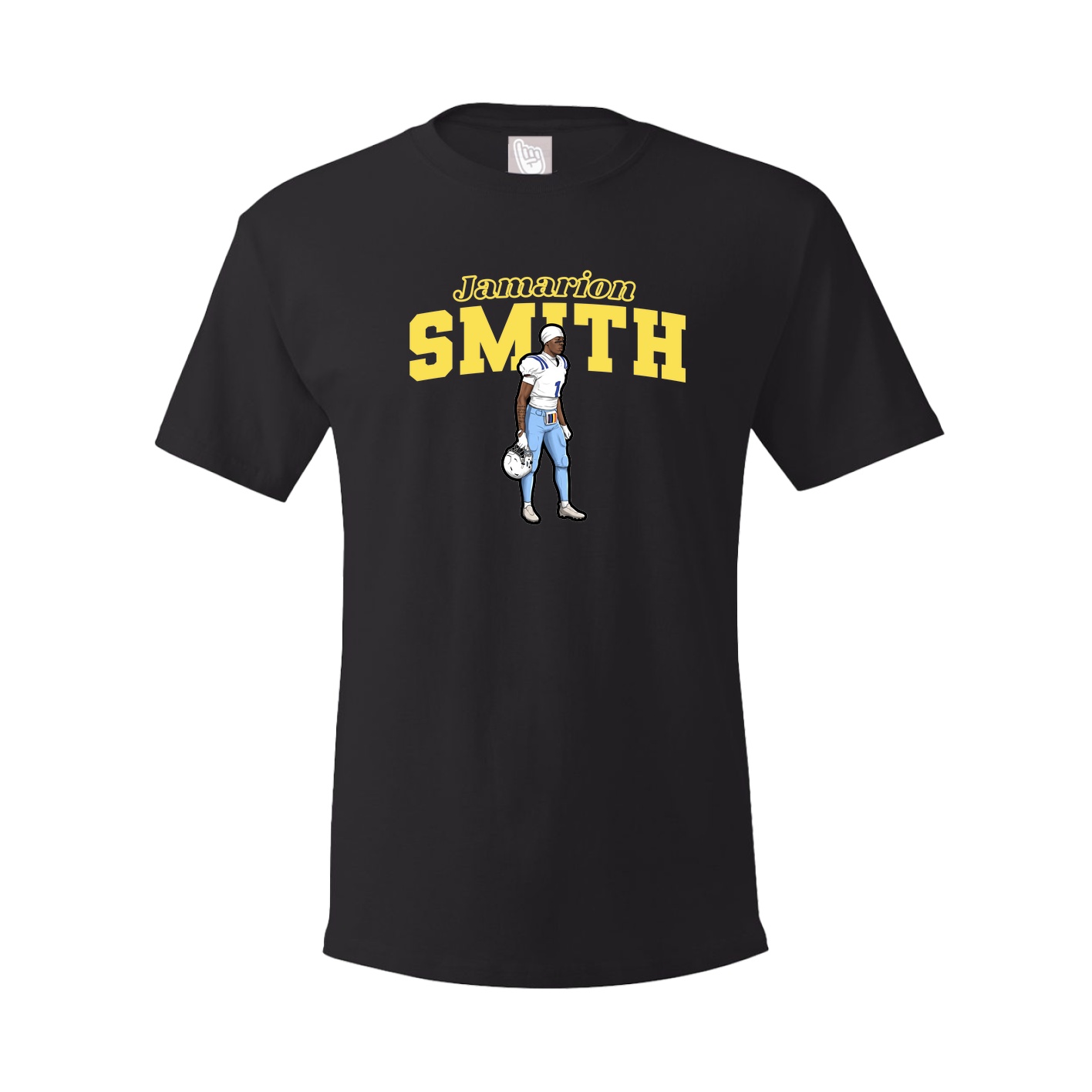 Youth Tee — Name Arch in Black