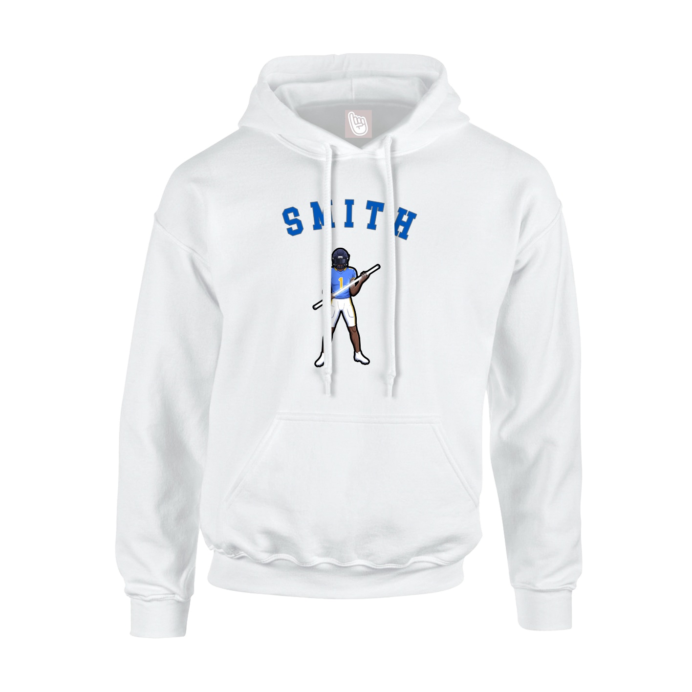 Youth Hoodie — Shirsey Arch in White