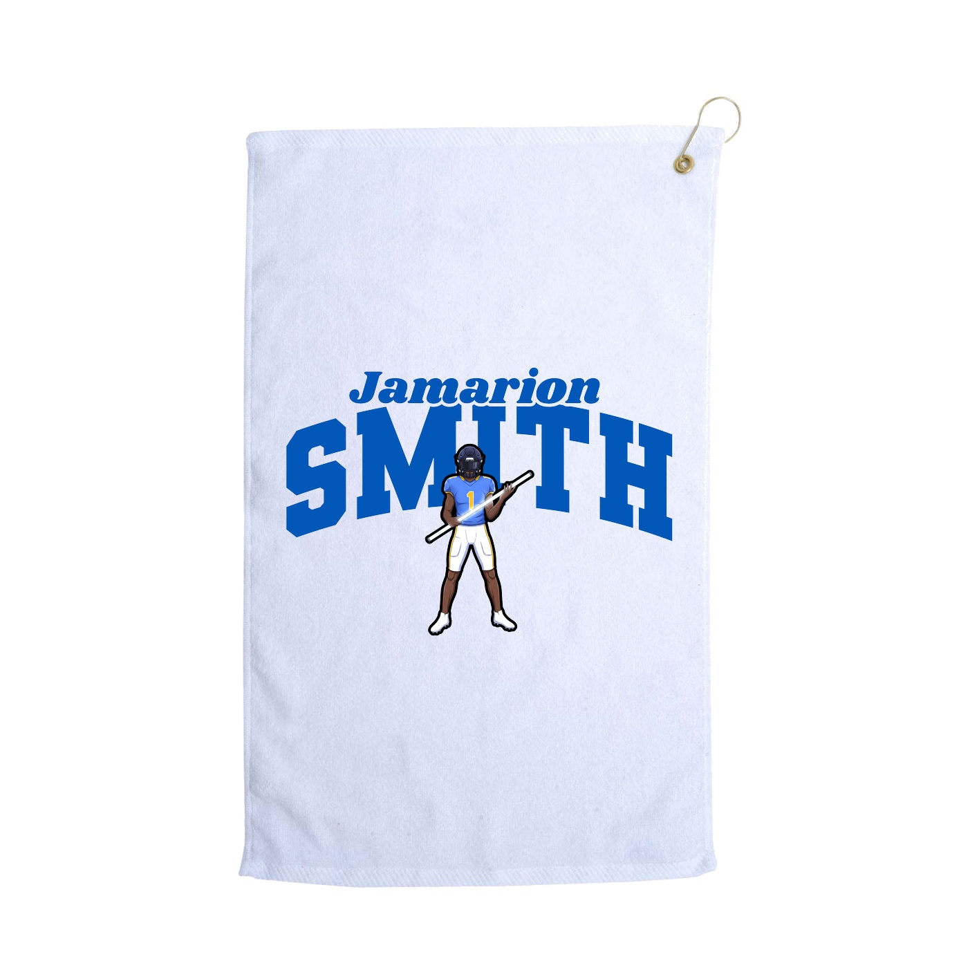 Golf Towel — Signature Arch in White
