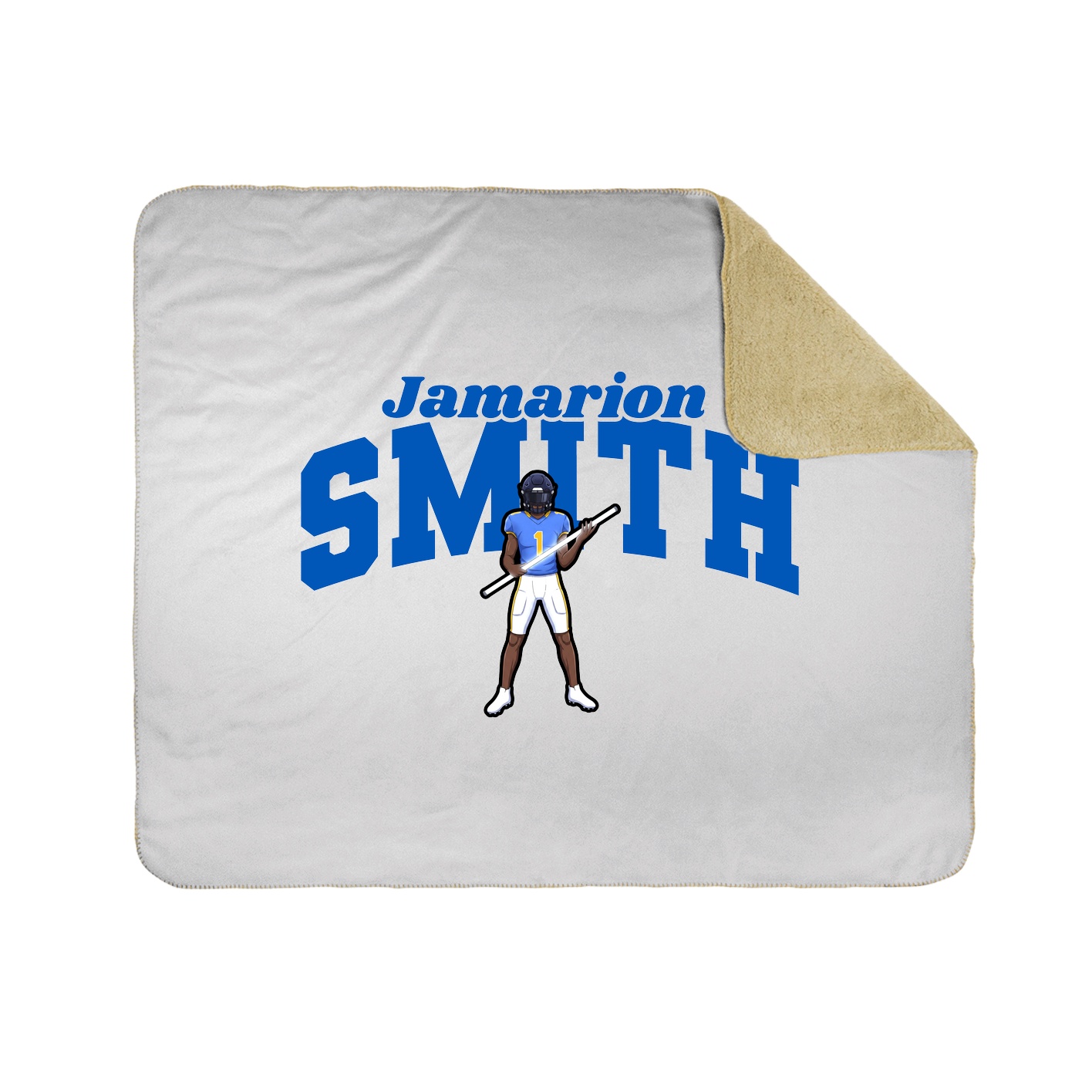 Throw Blanket — Signature Arch in White