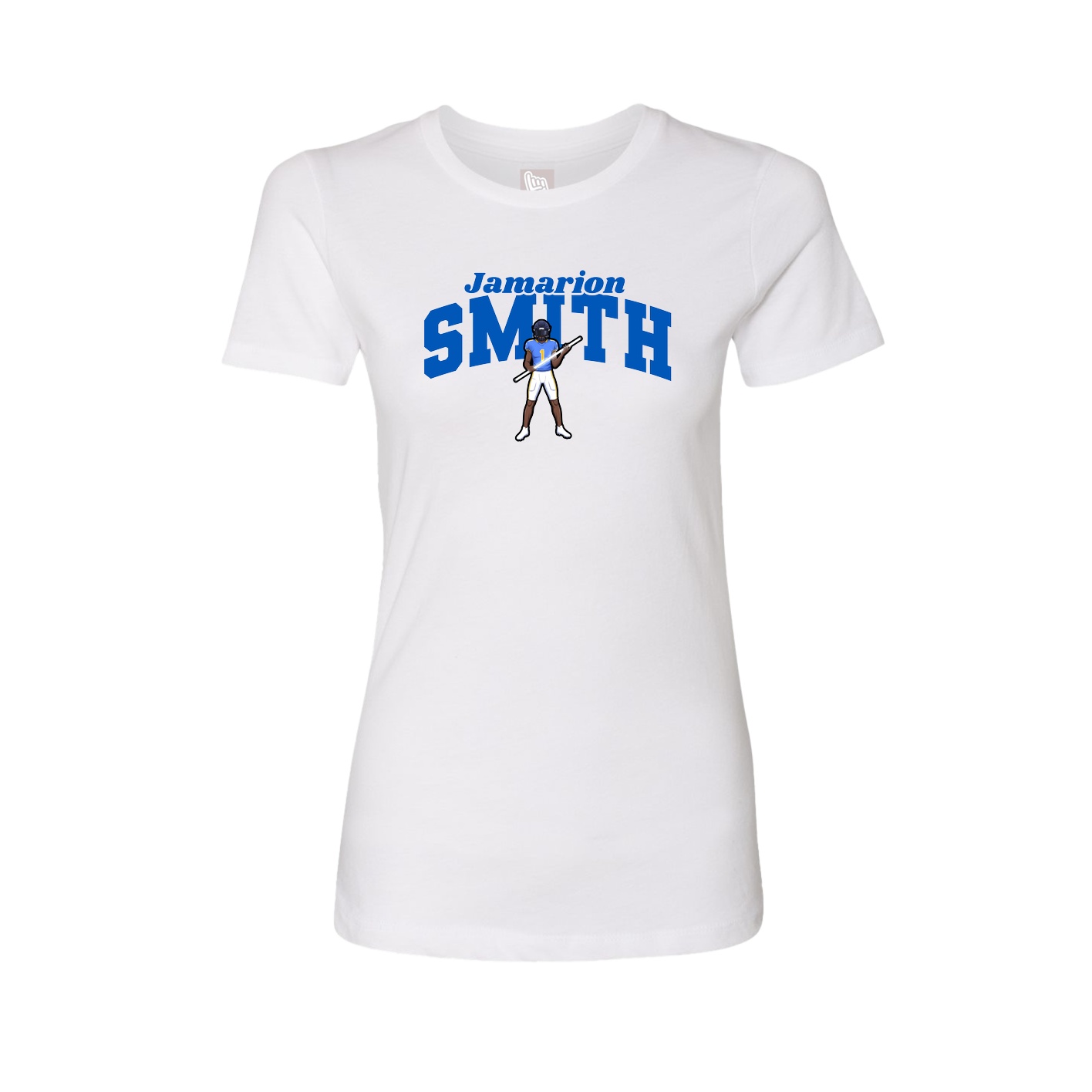 Womens Tee — Signature Arch in White
