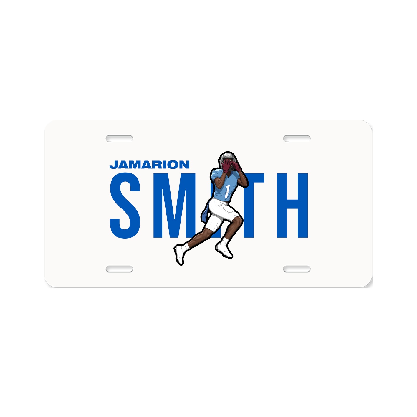 License Plate — Player Name in Classic