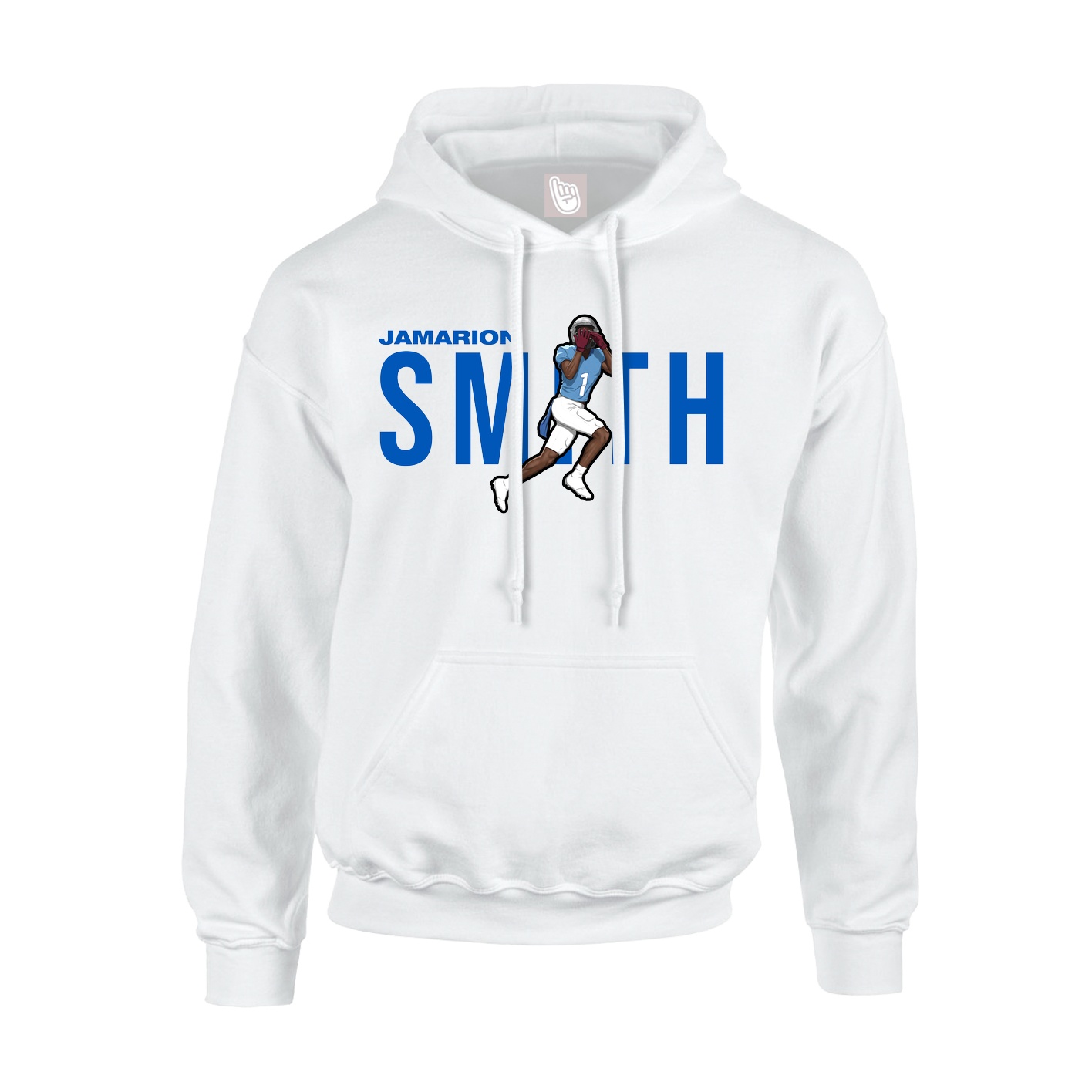 Hoodie — Player Name in White