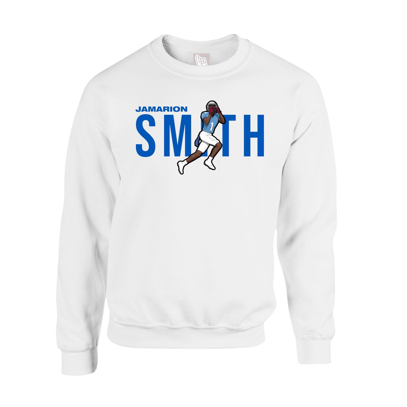 Fleece Crew — Player Name in White