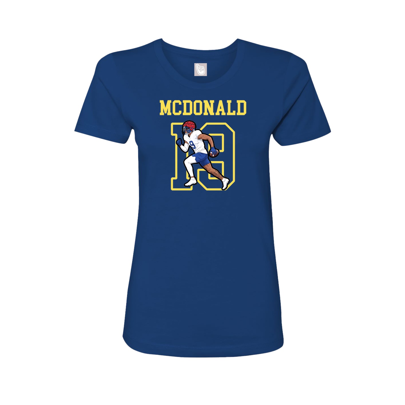 Fitted Women's Tee — Shirsey in Royal