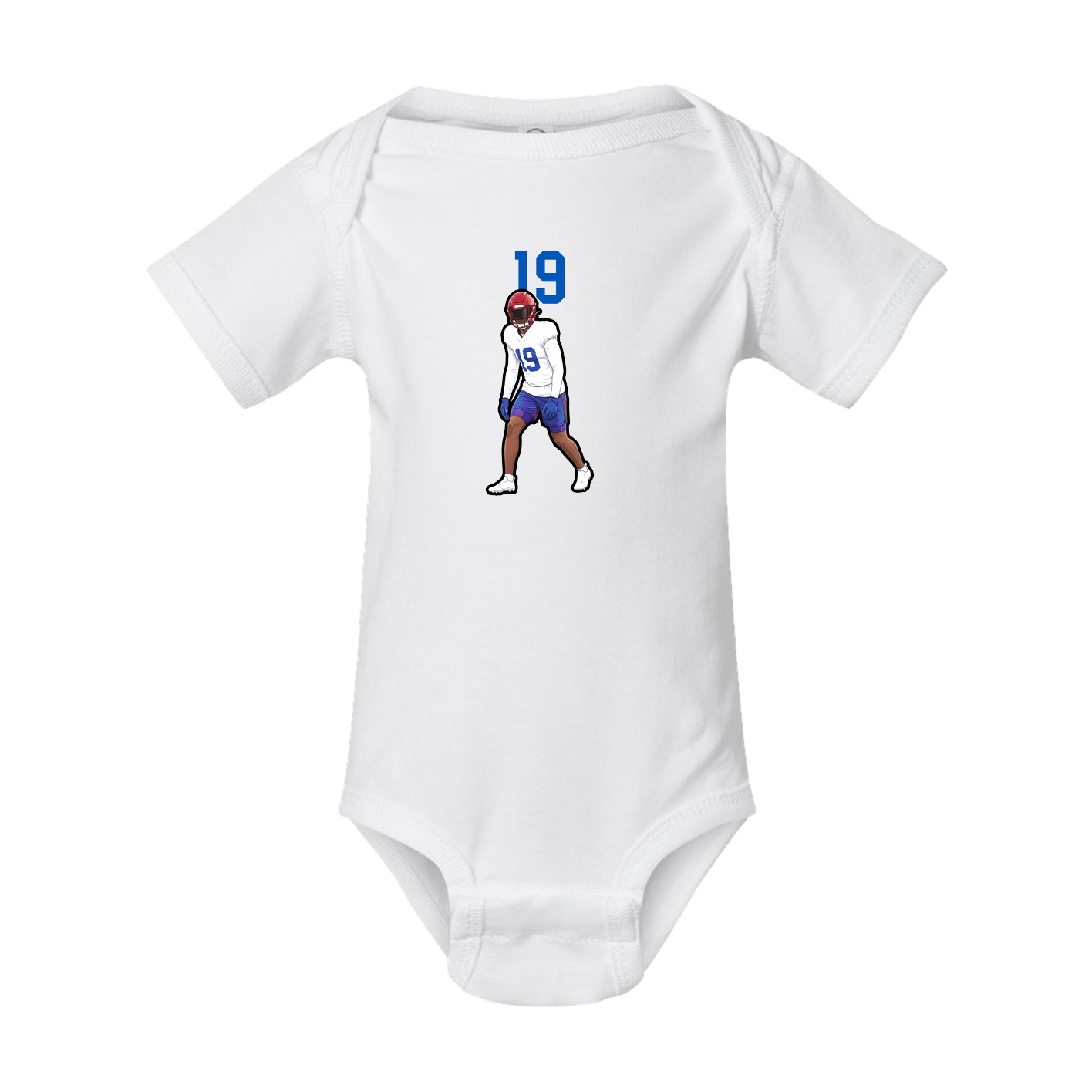 Baby Onesie — Number Top in White