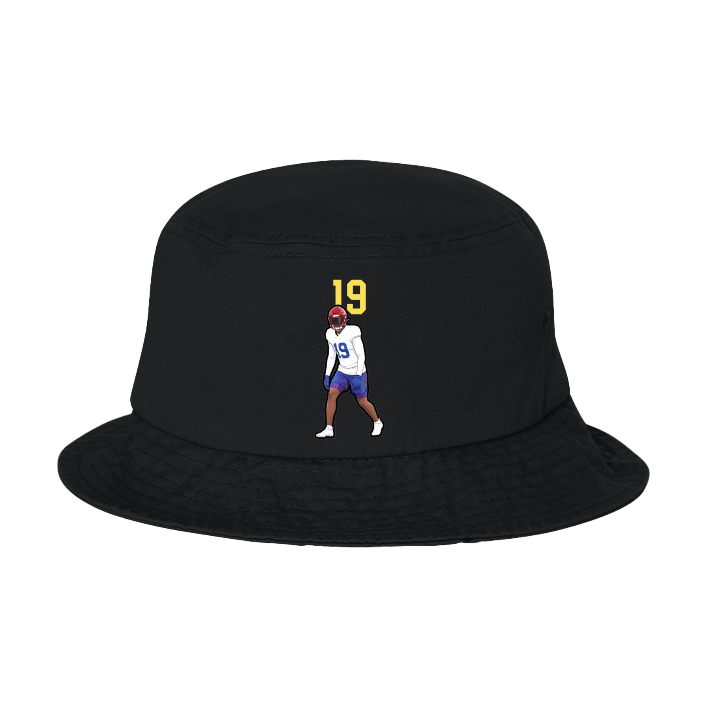 Bucket Cap — Number Top in Black