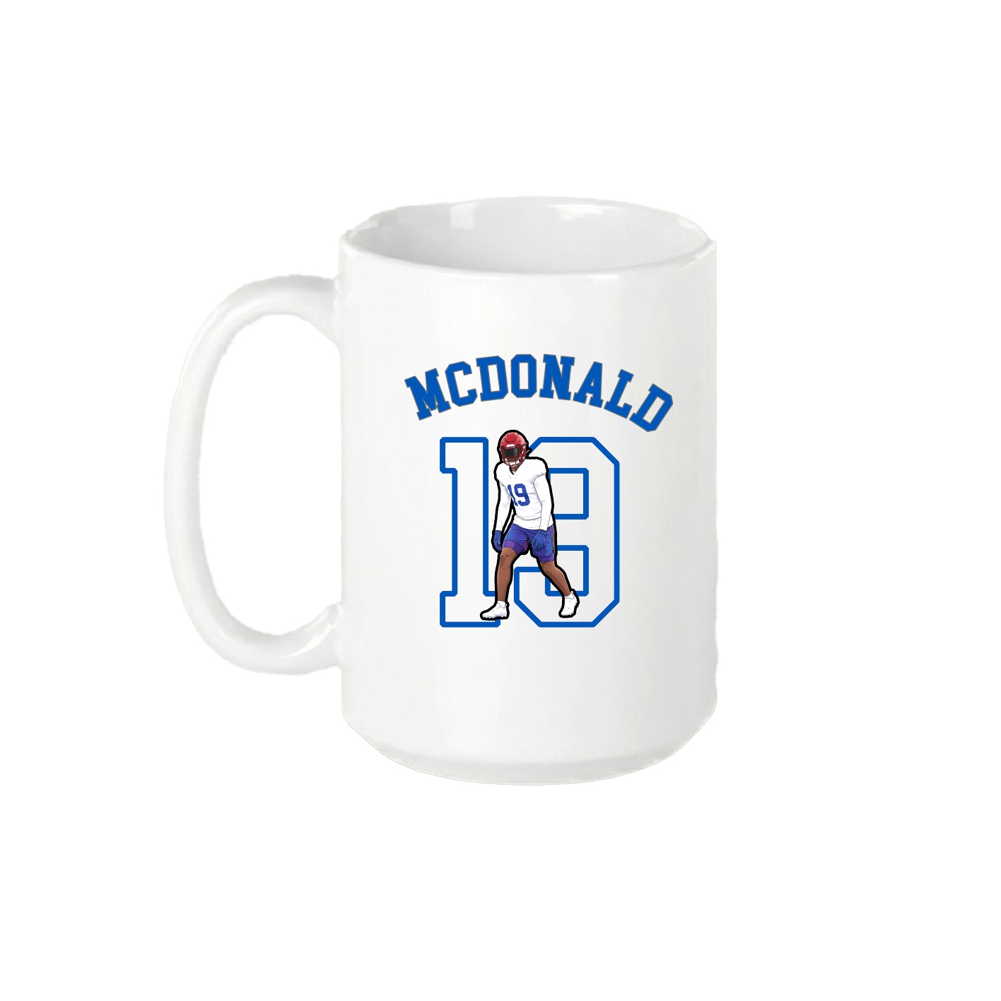 15oz Coffee Mug — Shirsey Arch in White