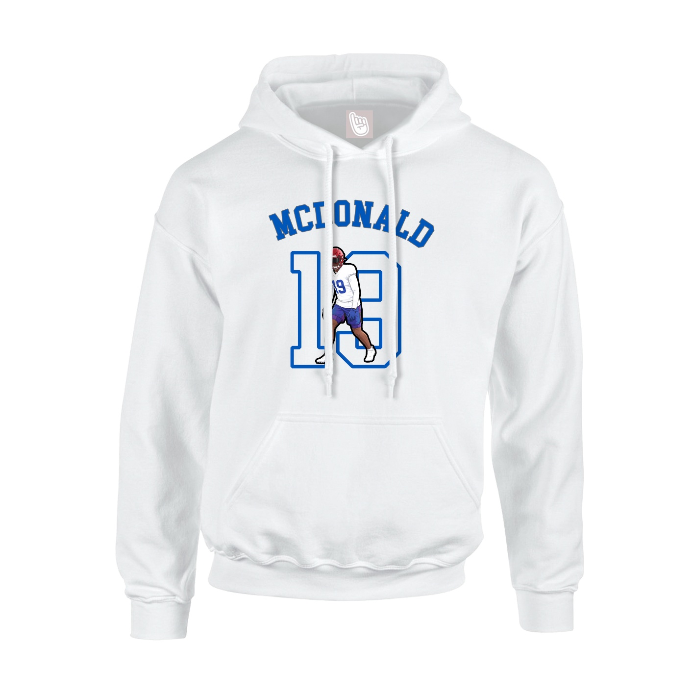 Hoodie — Shirsey Arch in White