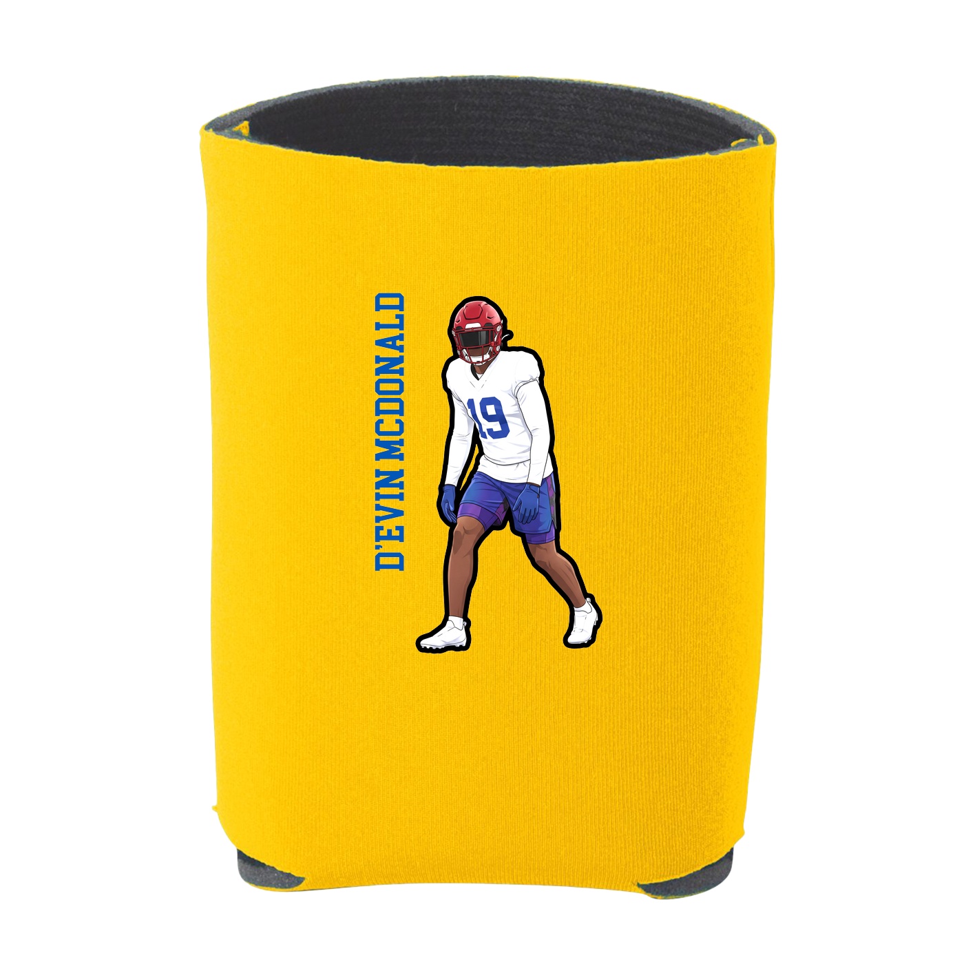 Can Holder — Name Vertical in Yellow