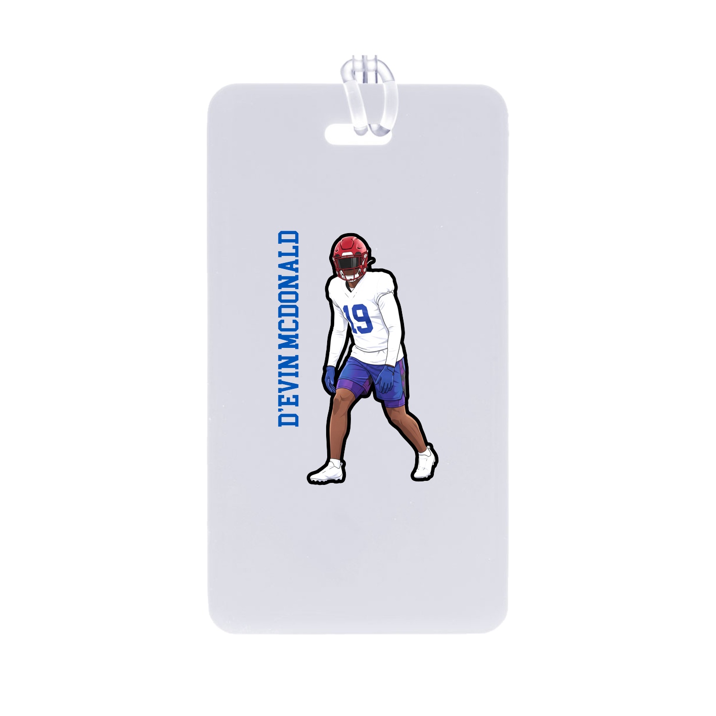 Bag Tag — Name Vertical in Classic