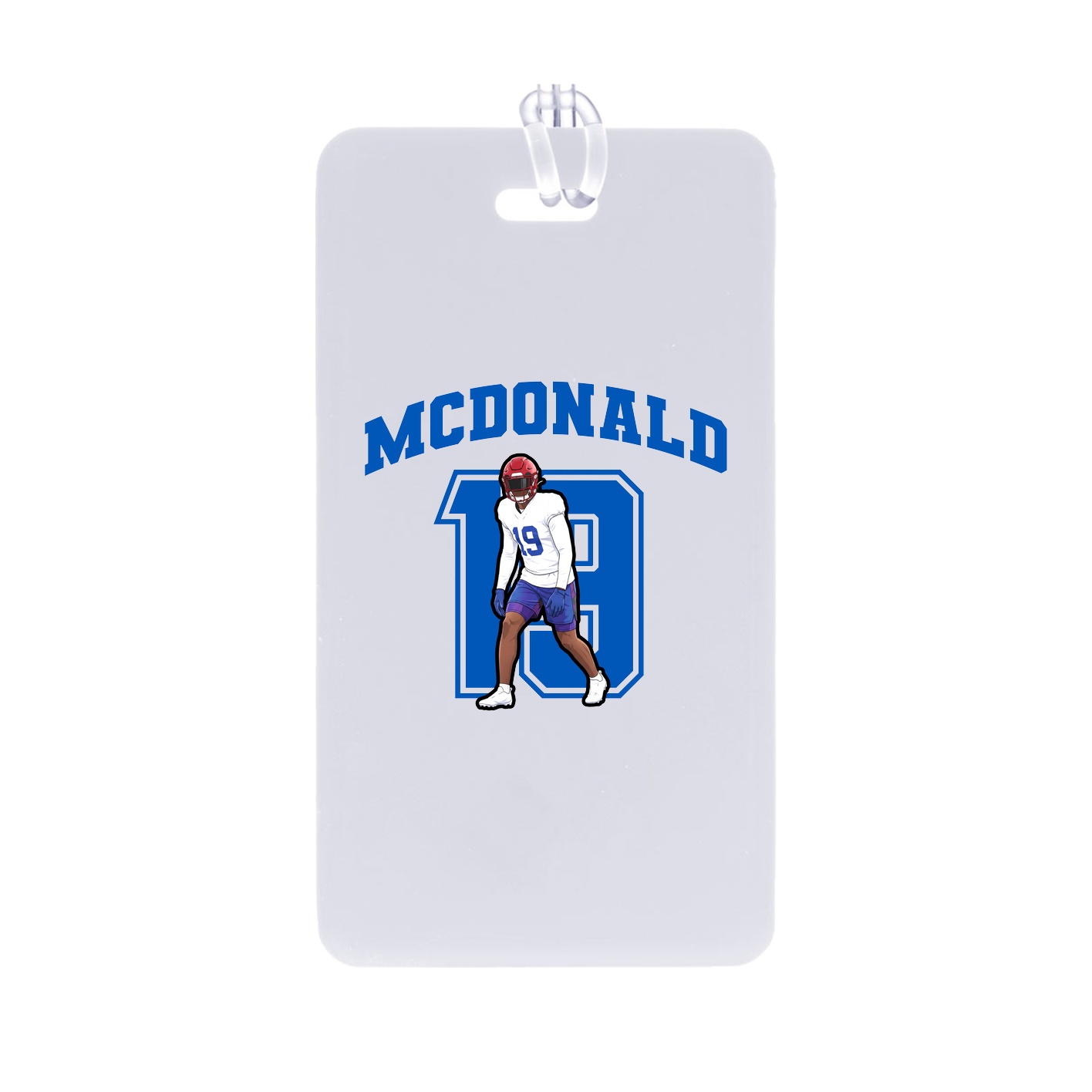 Bag Tag — Number in Classic
