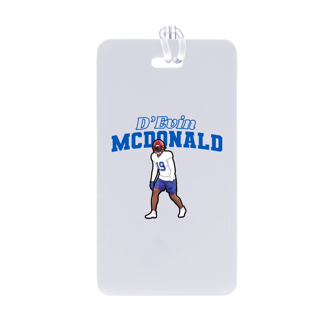 Bag Tag — Name Arch in Classic