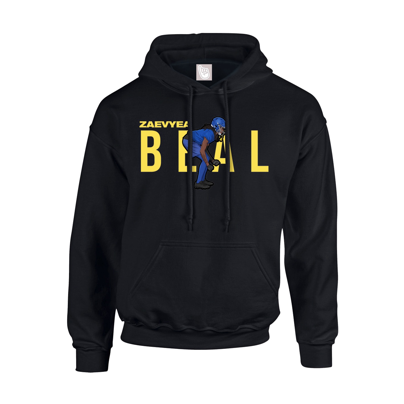 Youth Hoodie — Player Name in Black