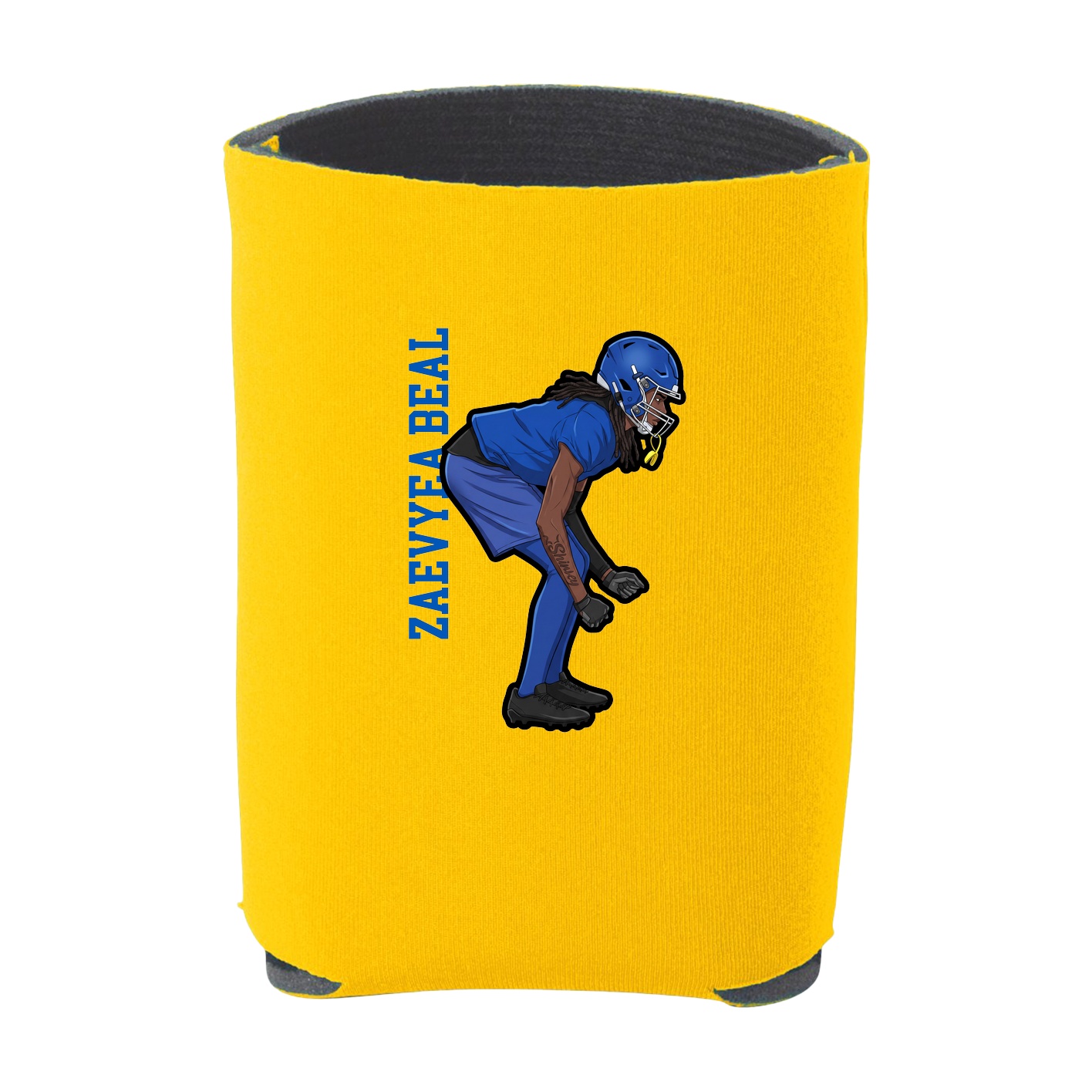 Can Holder — Name Vertical in Yellow