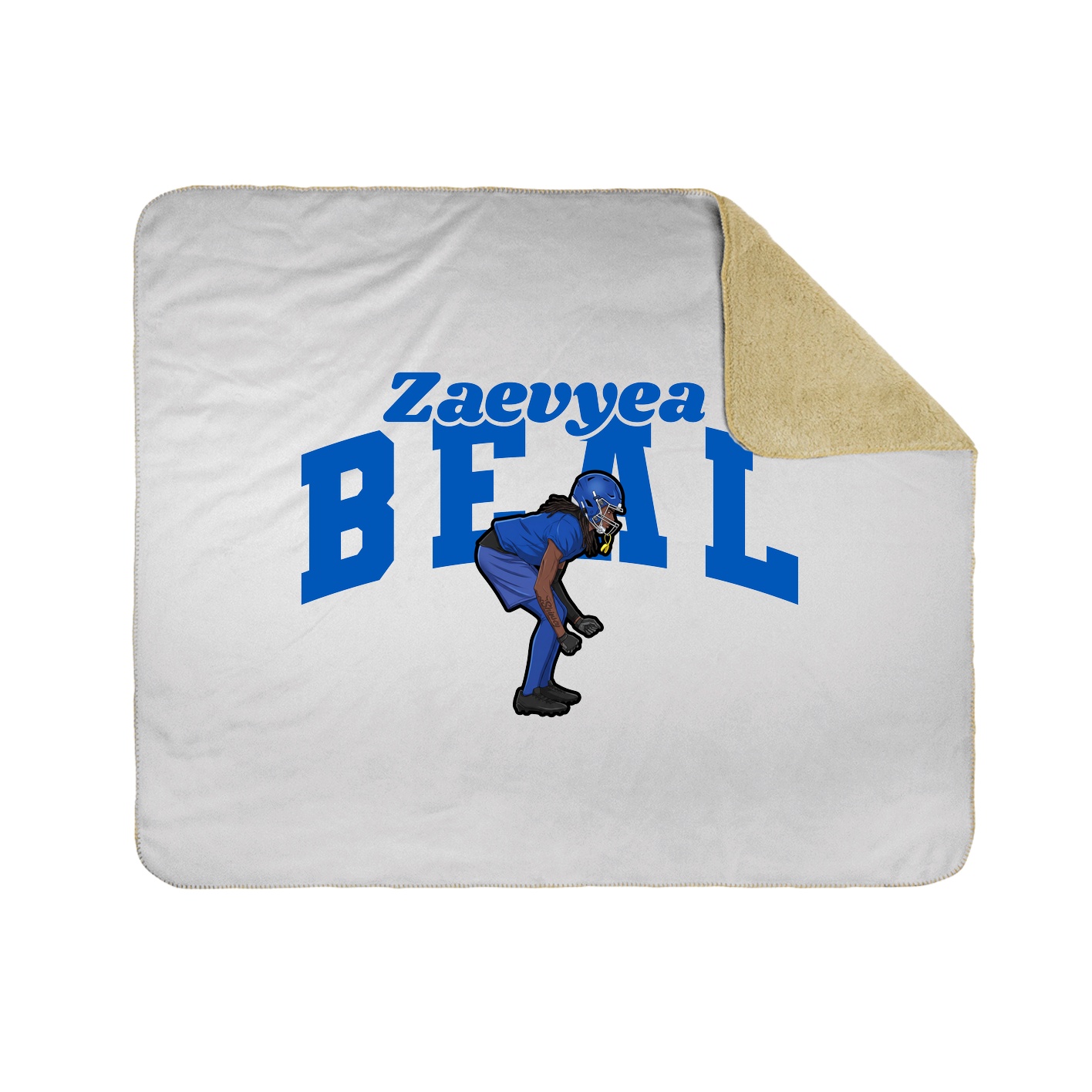 Throw Blanket — Signature Arch in White