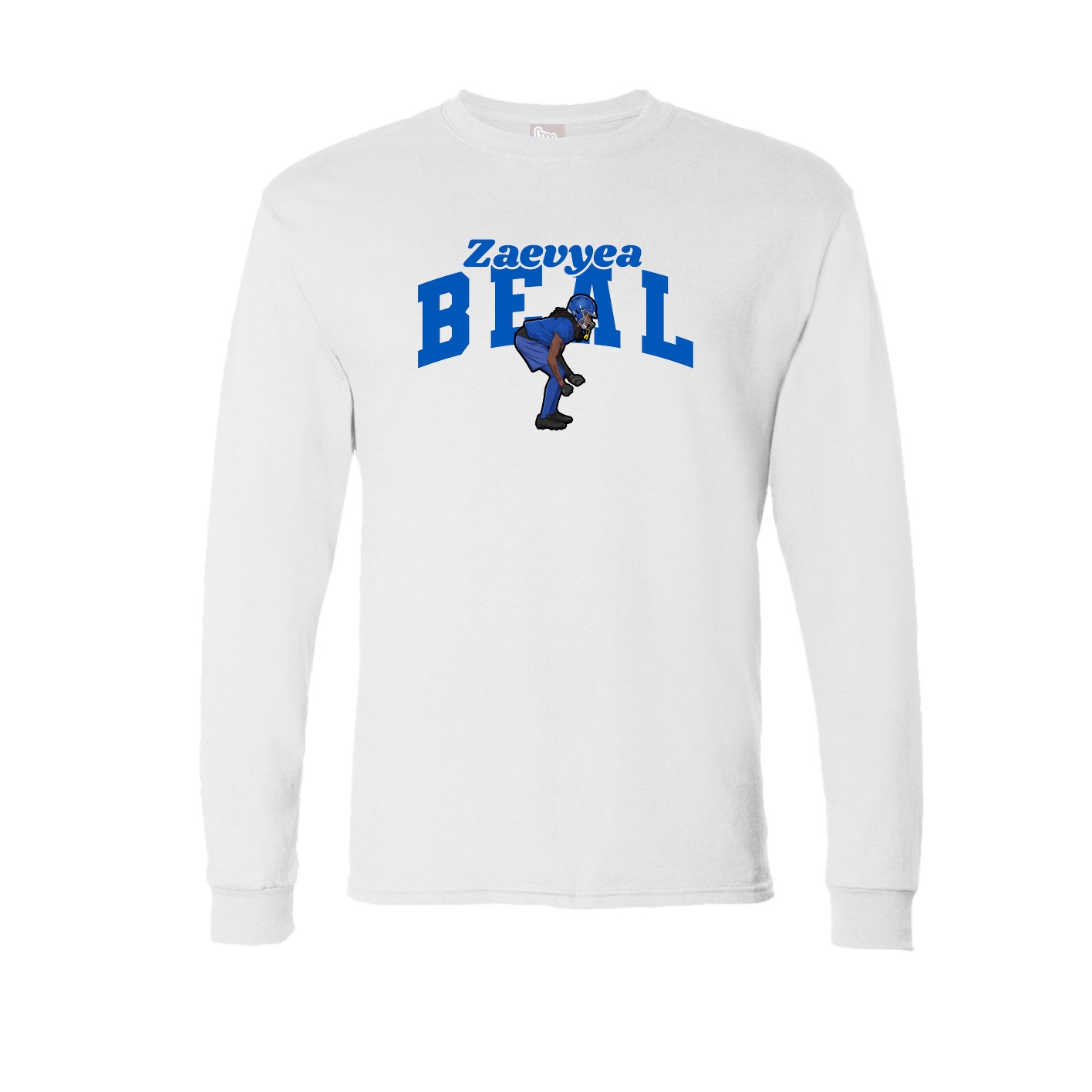 Long Sleeve Tee — Signature Arch in White