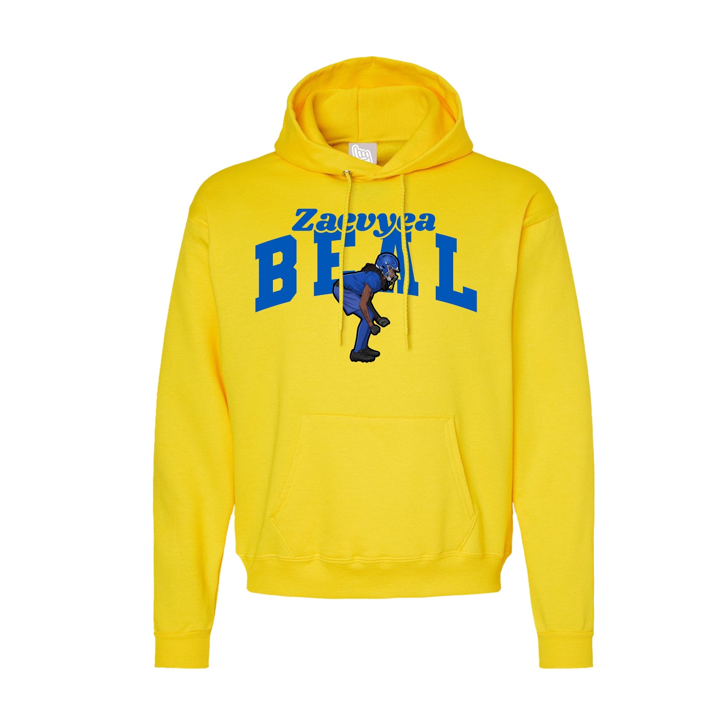 Hoodie — Signature Arch in Yellow