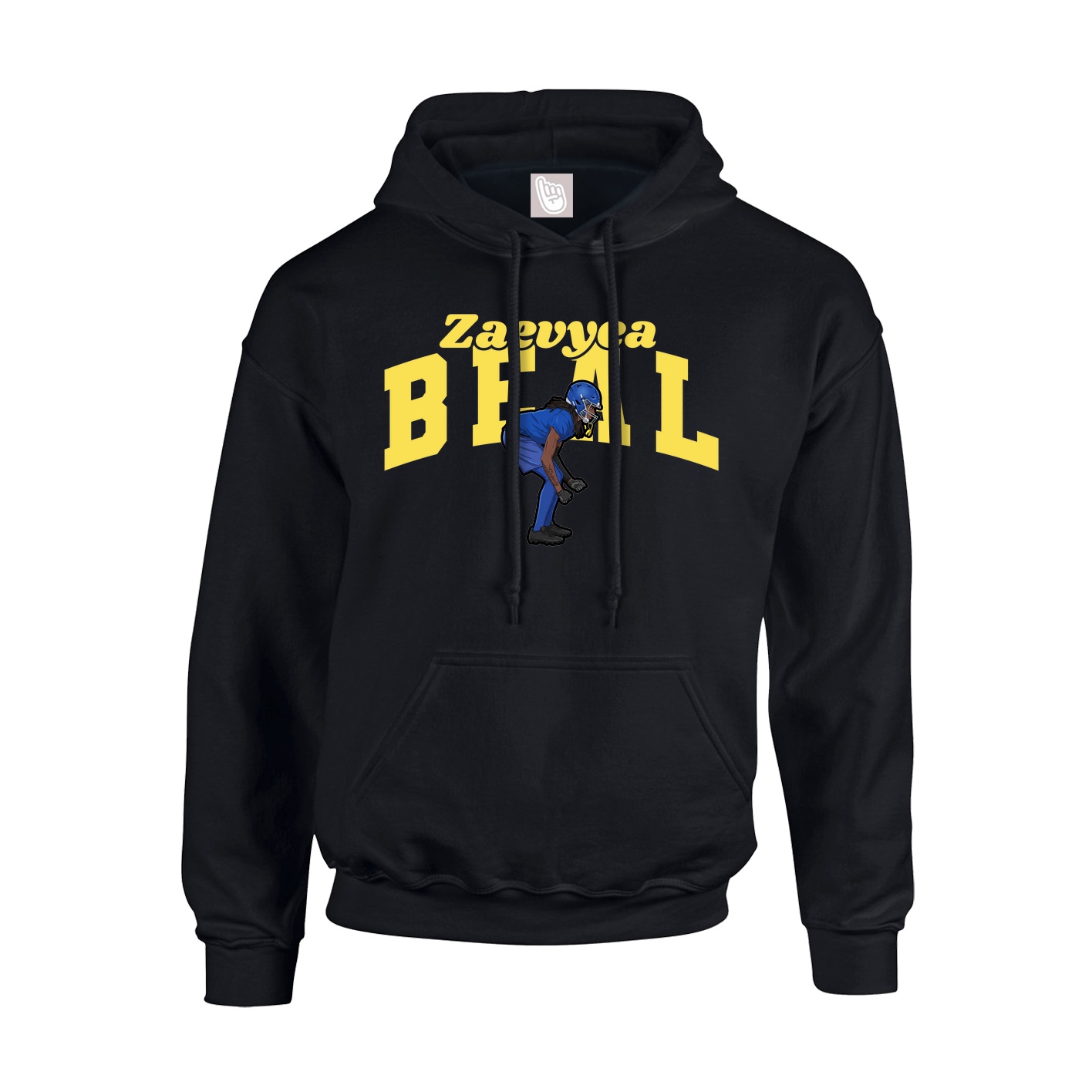 Youth Hoodie — Signature Arch in Black
