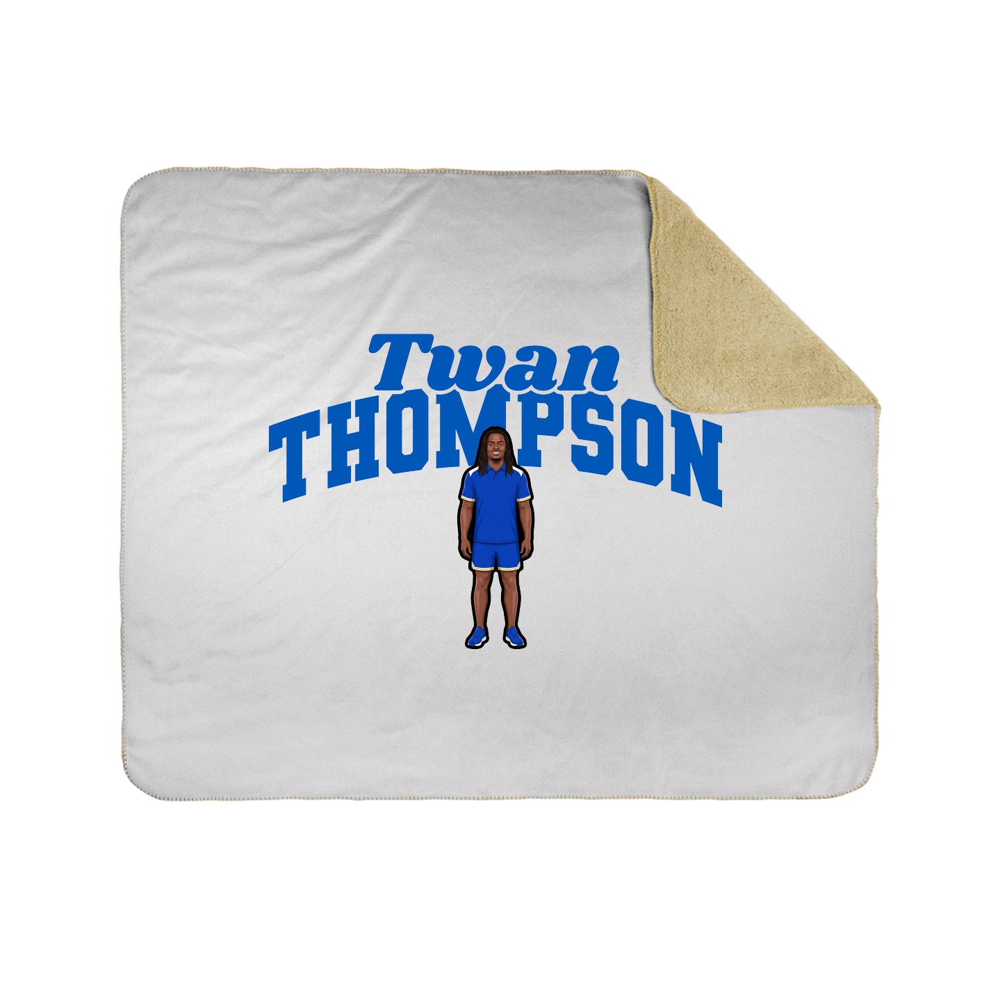 Throw Blanket — Signature Arch in White