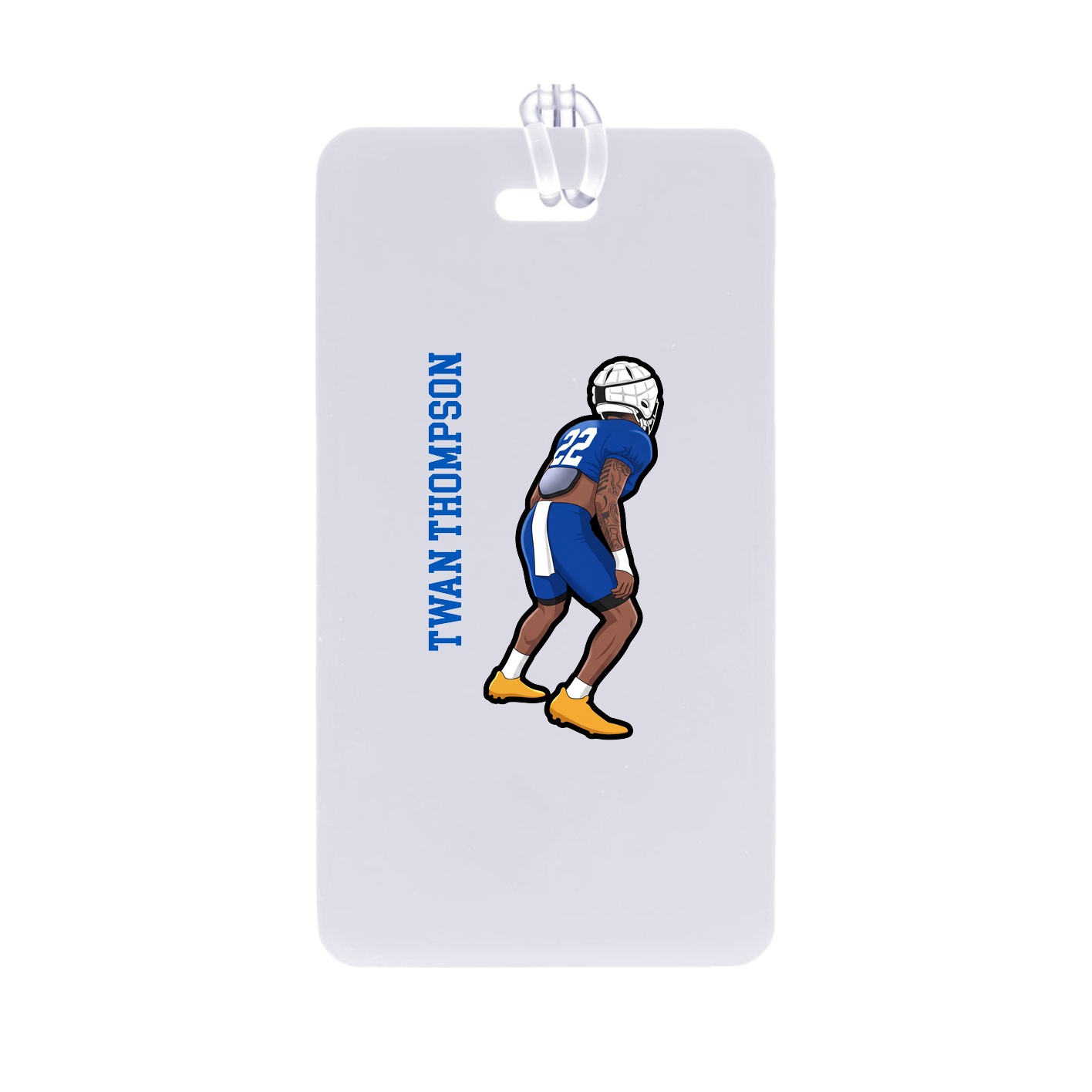 Bag Tag — Name Vertical in Classic