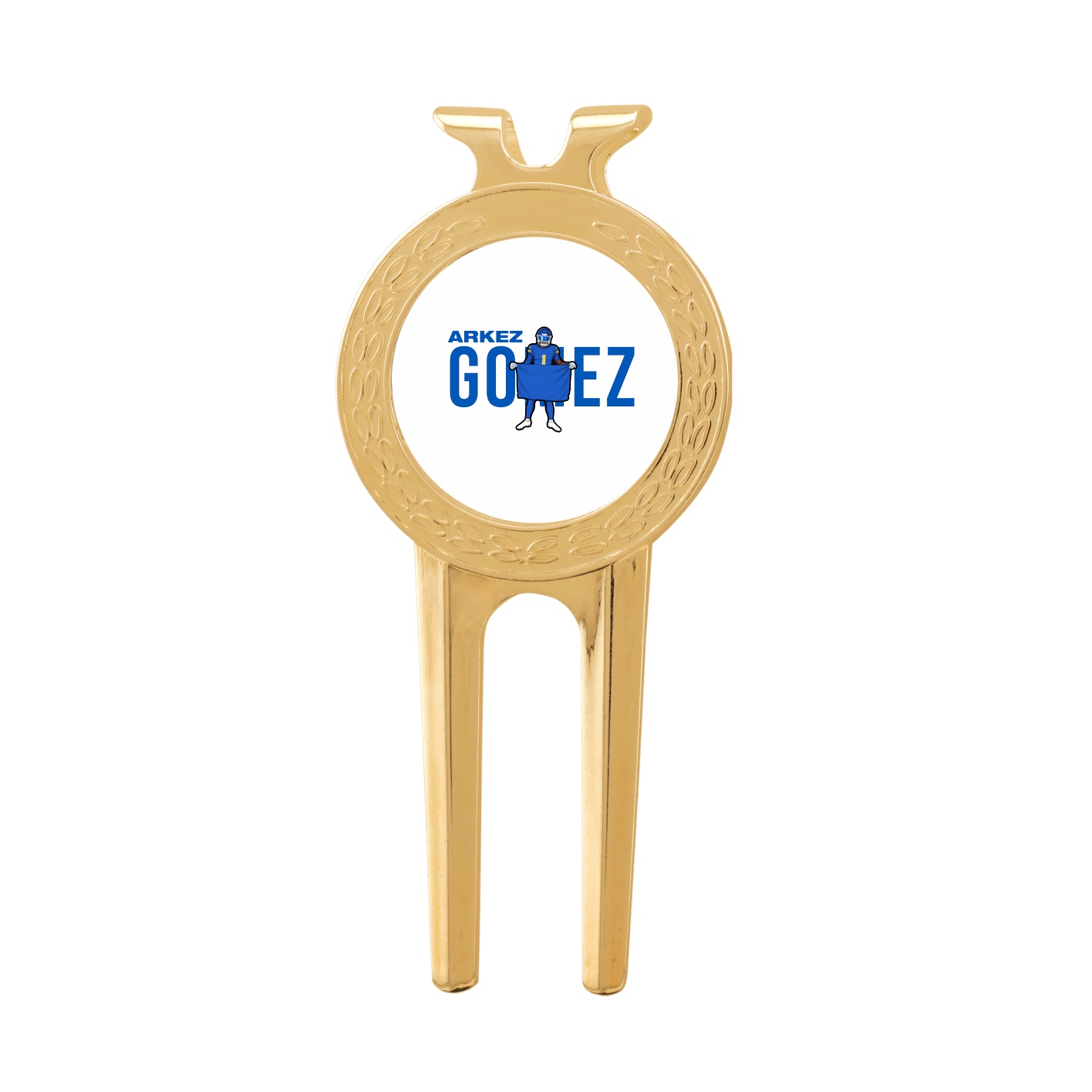 Divot Tool with Ball Marker — Player Name in Classic