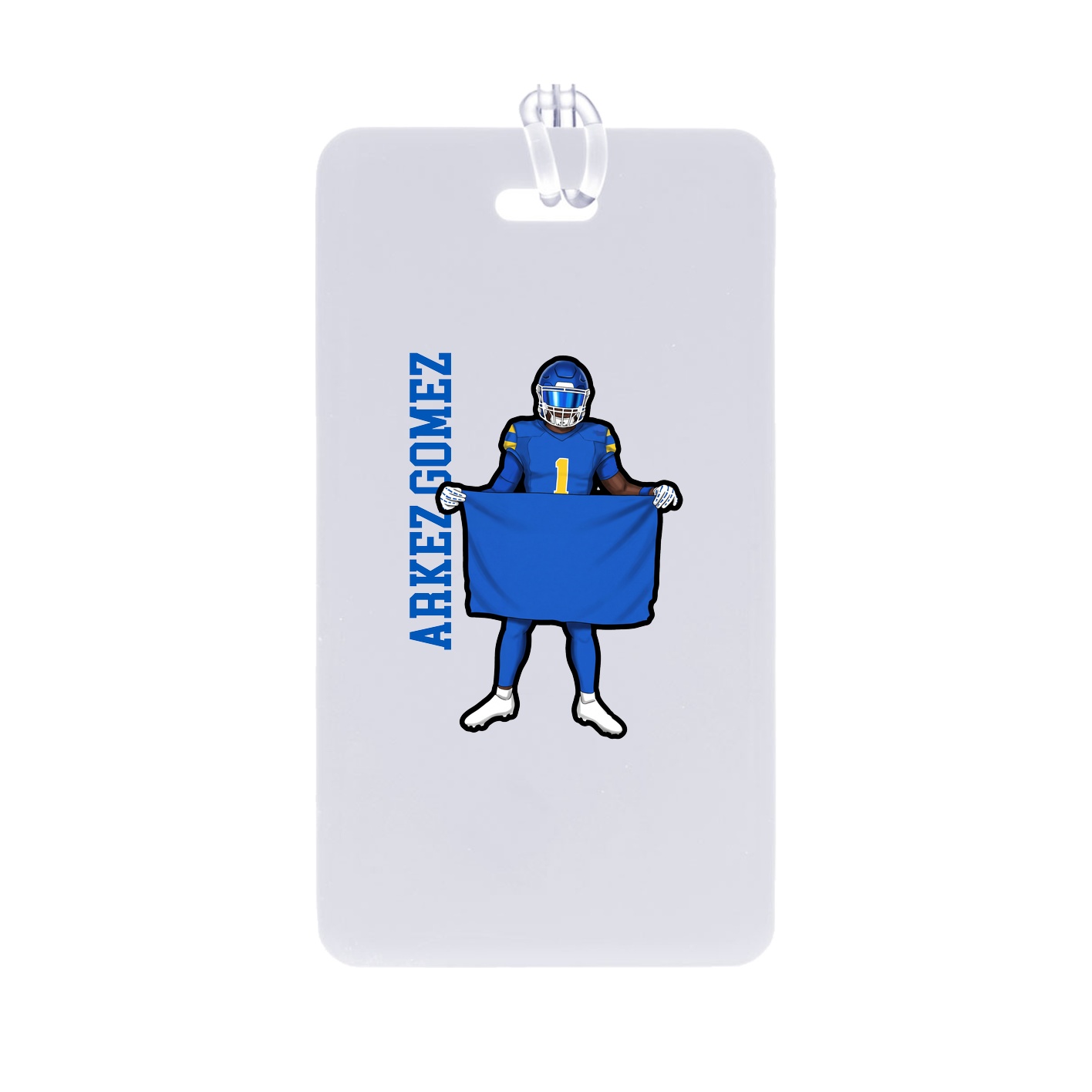 Bag Tag — Name Vertical in Classic