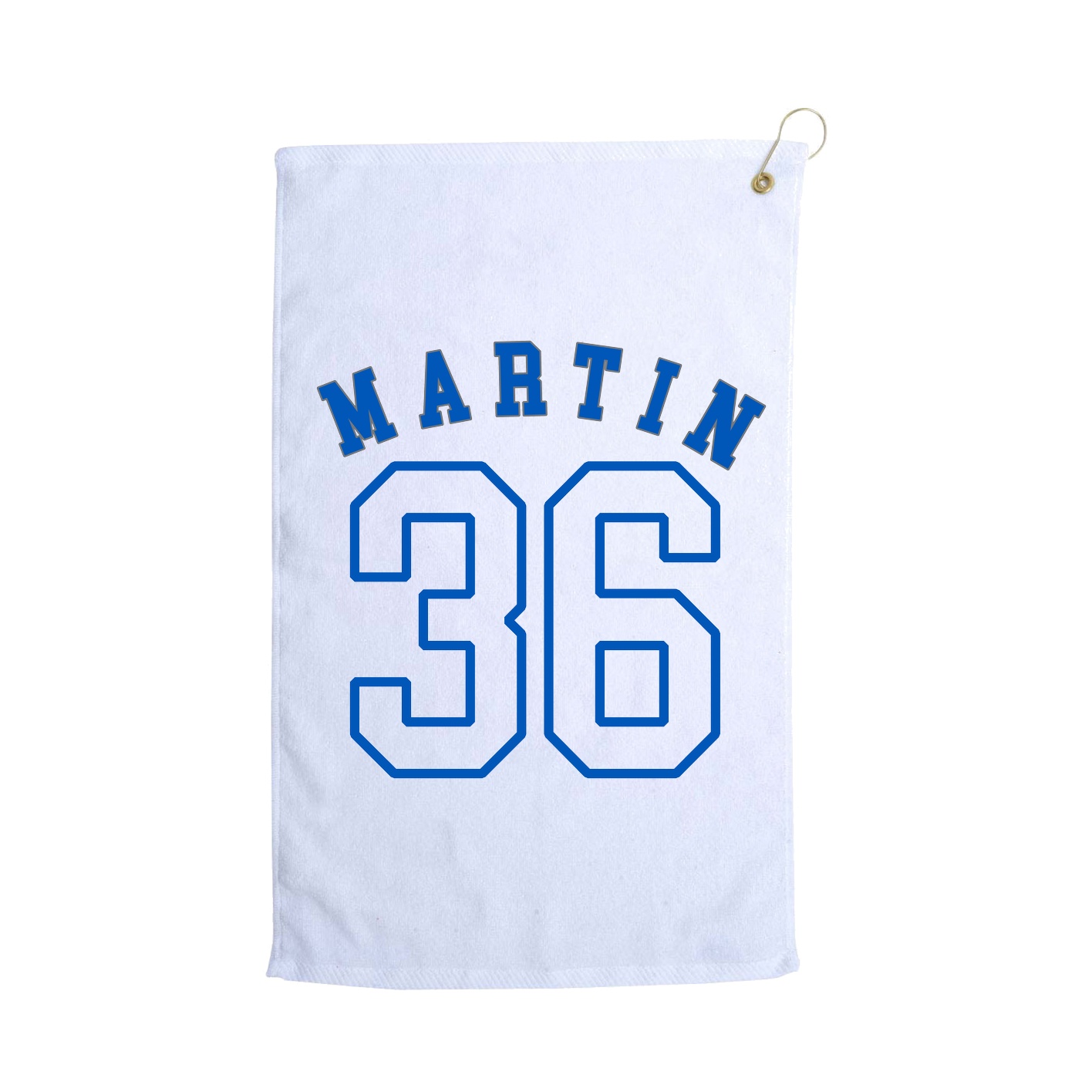 Golf Towel — Shirsey Arch in White