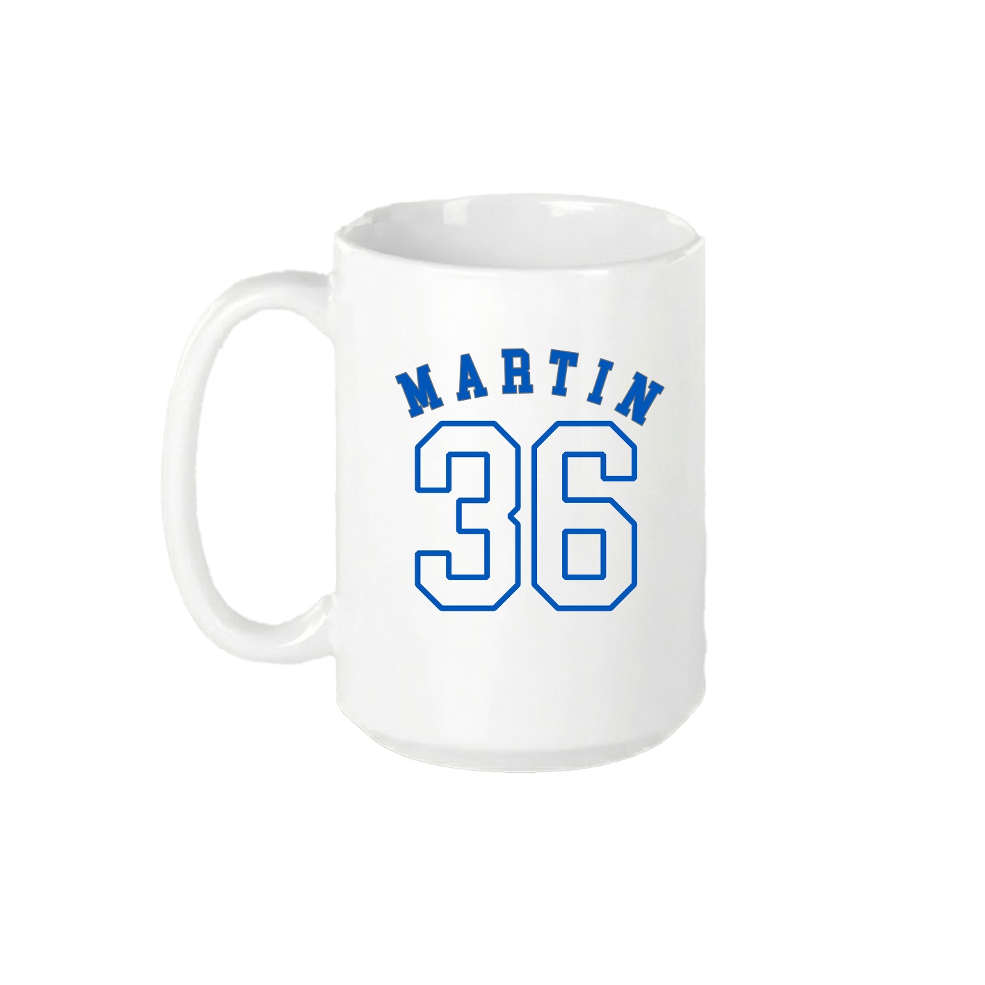 15oz Coffee Mug — Shirsey Arch in White