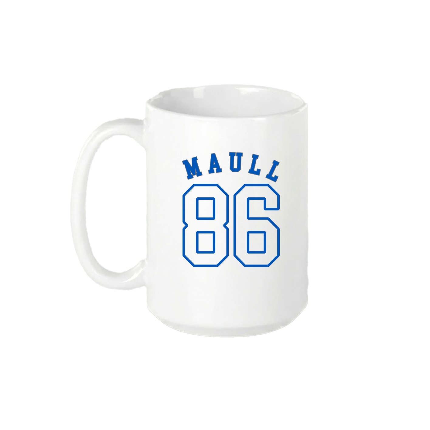 15oz Coffee Mug — Shirsey Arch in White