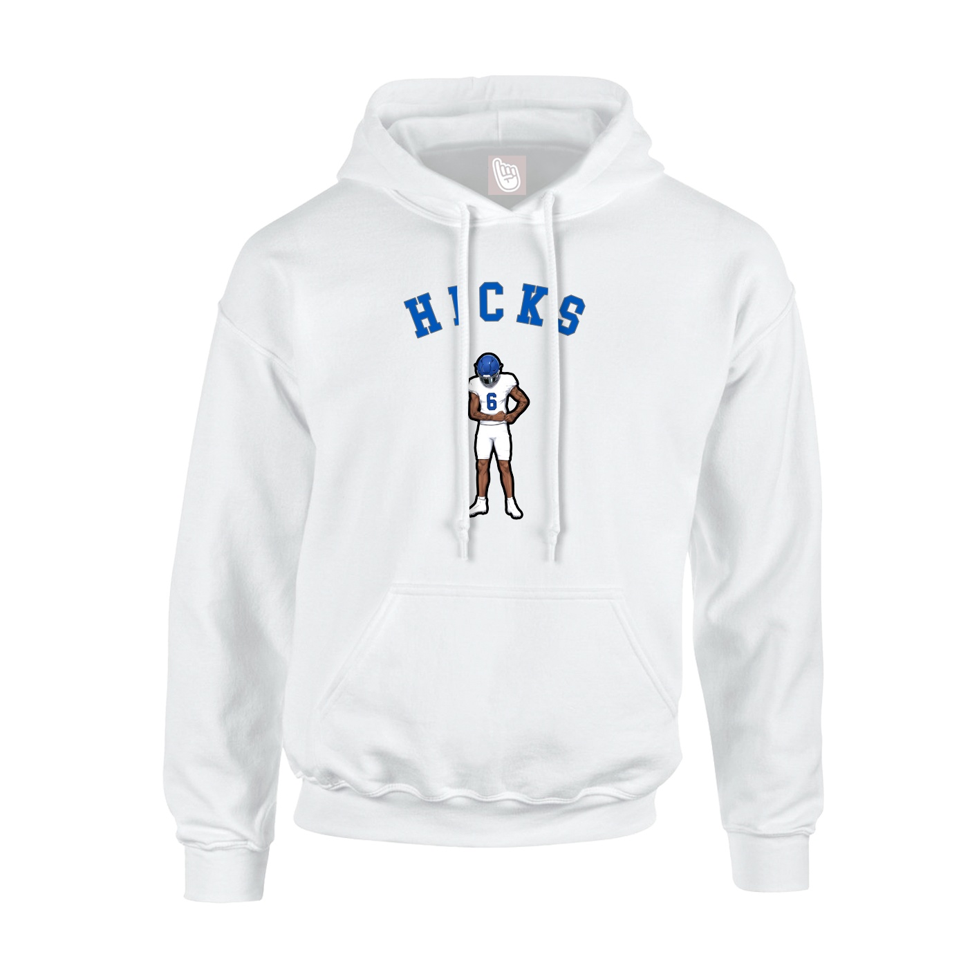 Youth Hoodie — Shirsey Arch in White