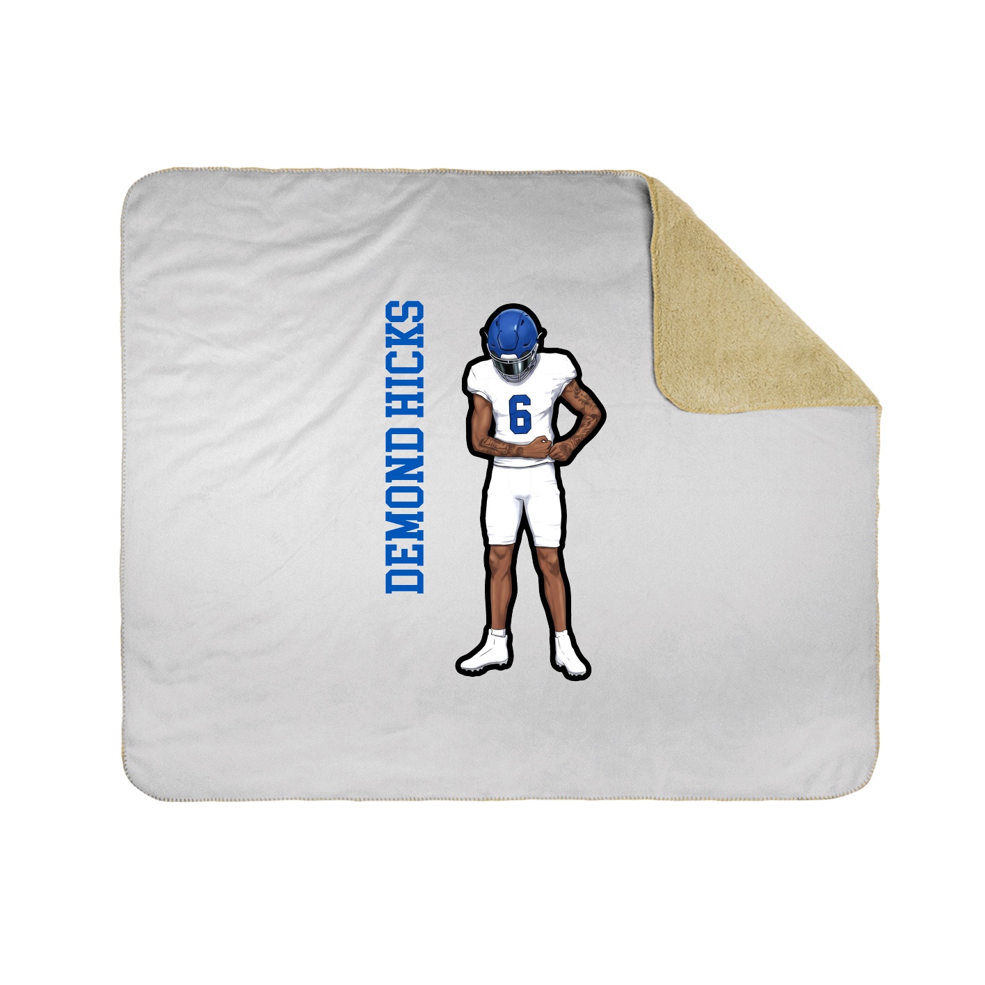 50x60 Sherpa Lined Throw Blanket