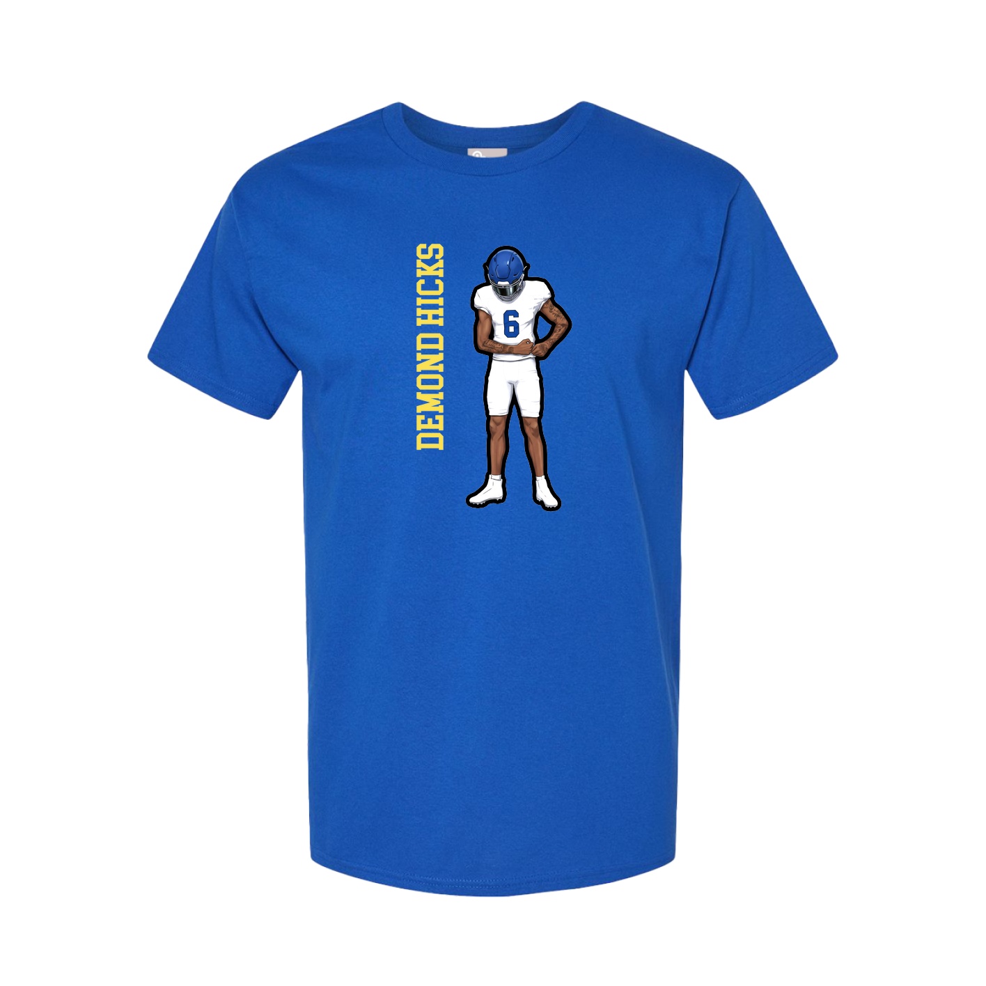 Tee — Name Vertical in Royal