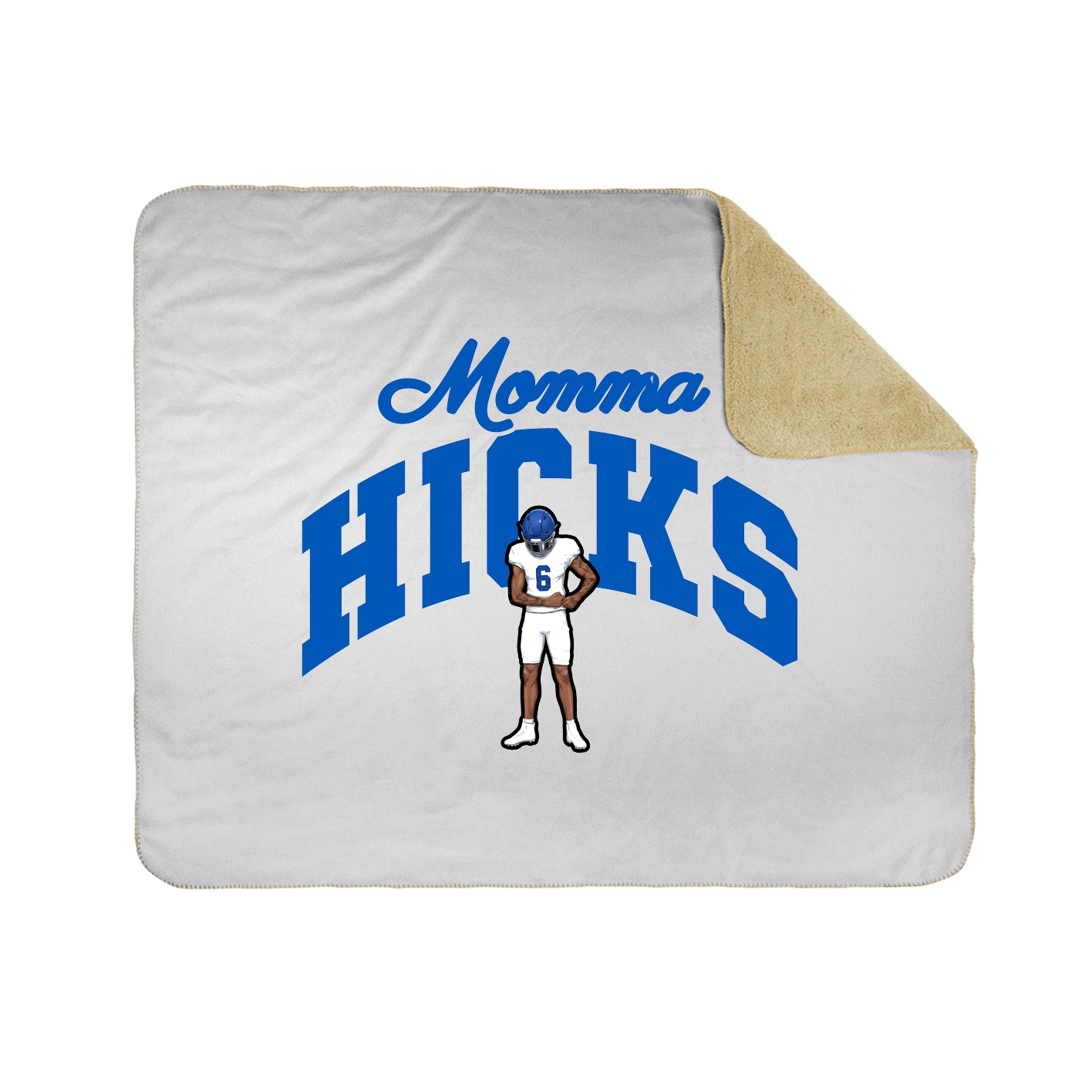 Throw Blanket — Mothers Day Arch in White