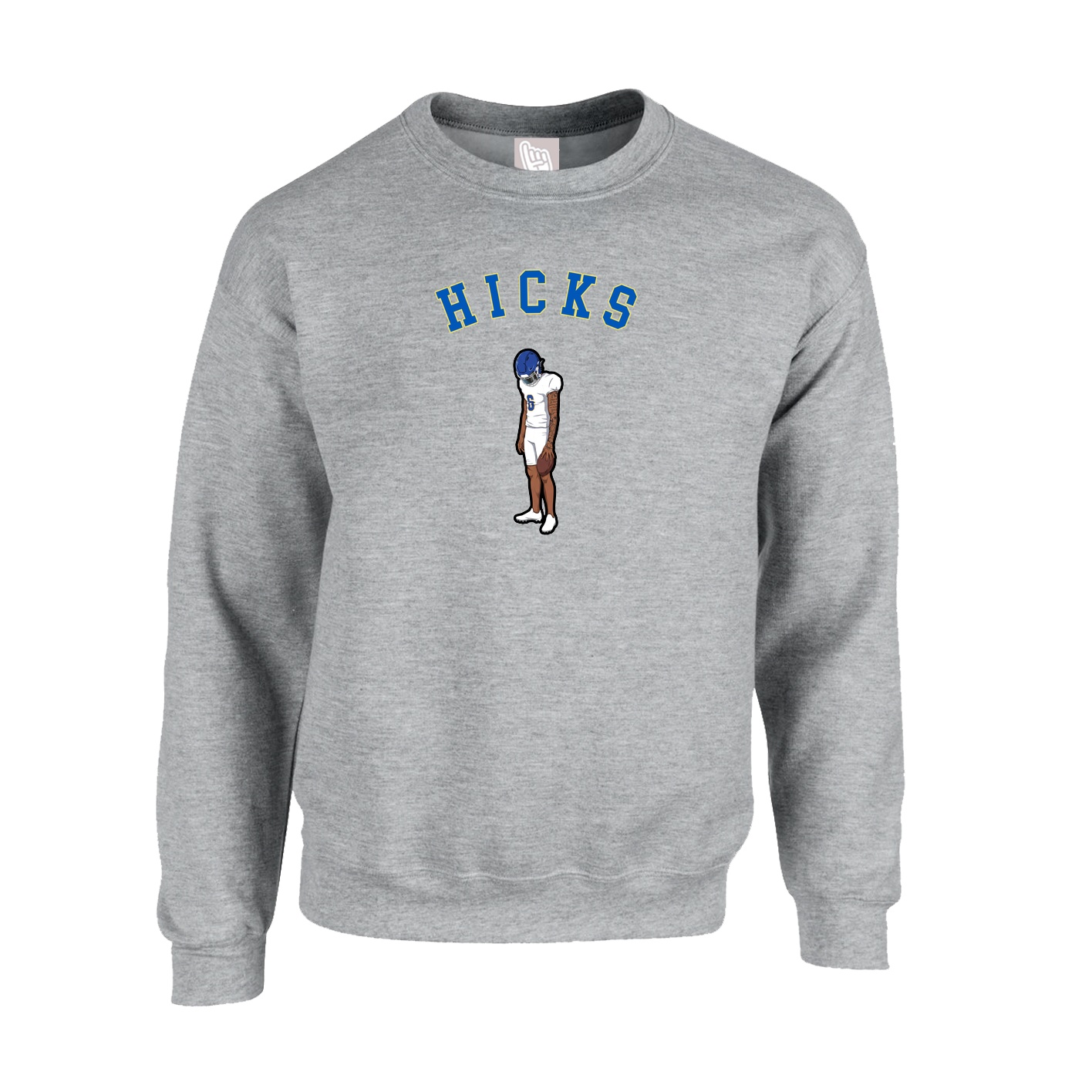 Fleece Crew — Shirsey Arch in Grey