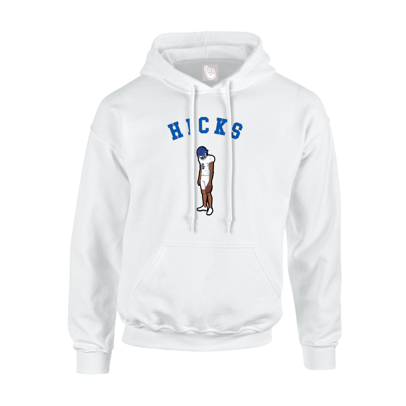 Youth Hoodie — Shirsey Arch in White