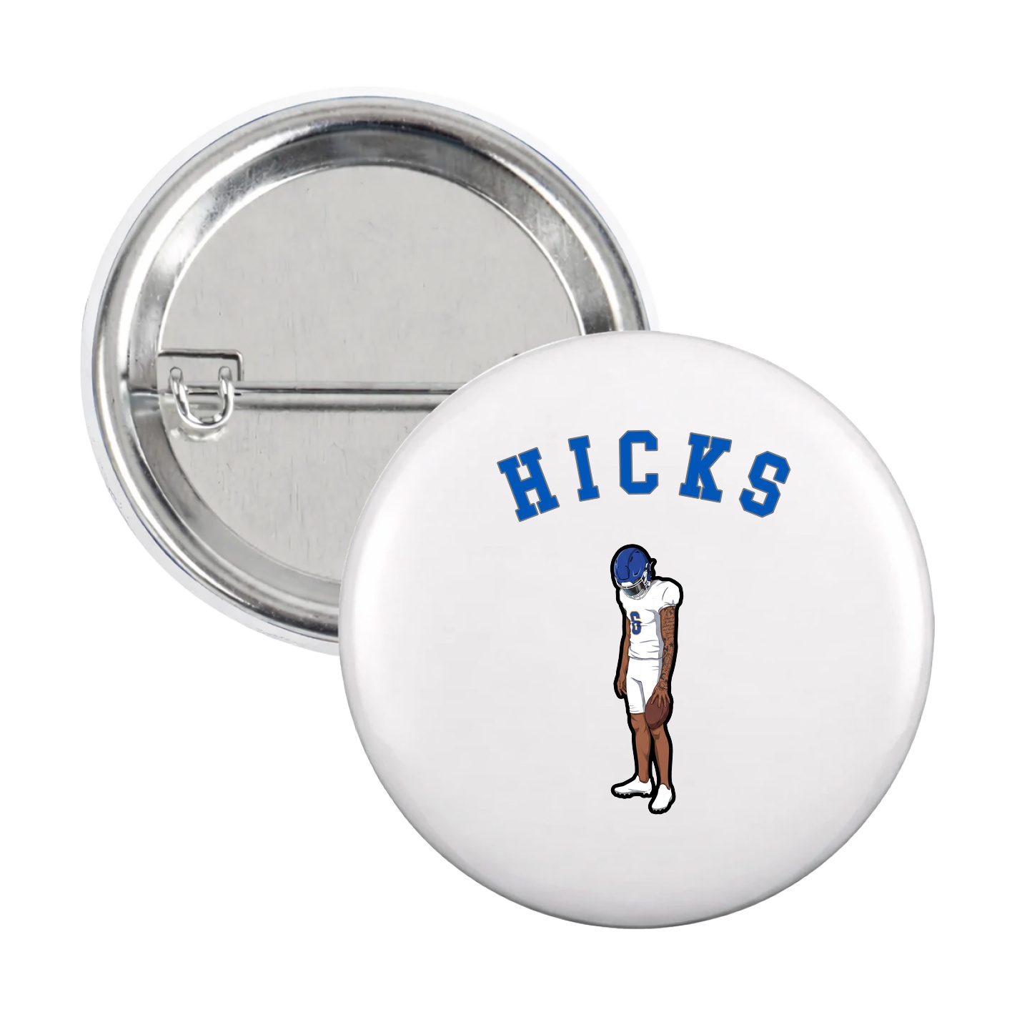 Game Day Button — Shirsey Arch in White