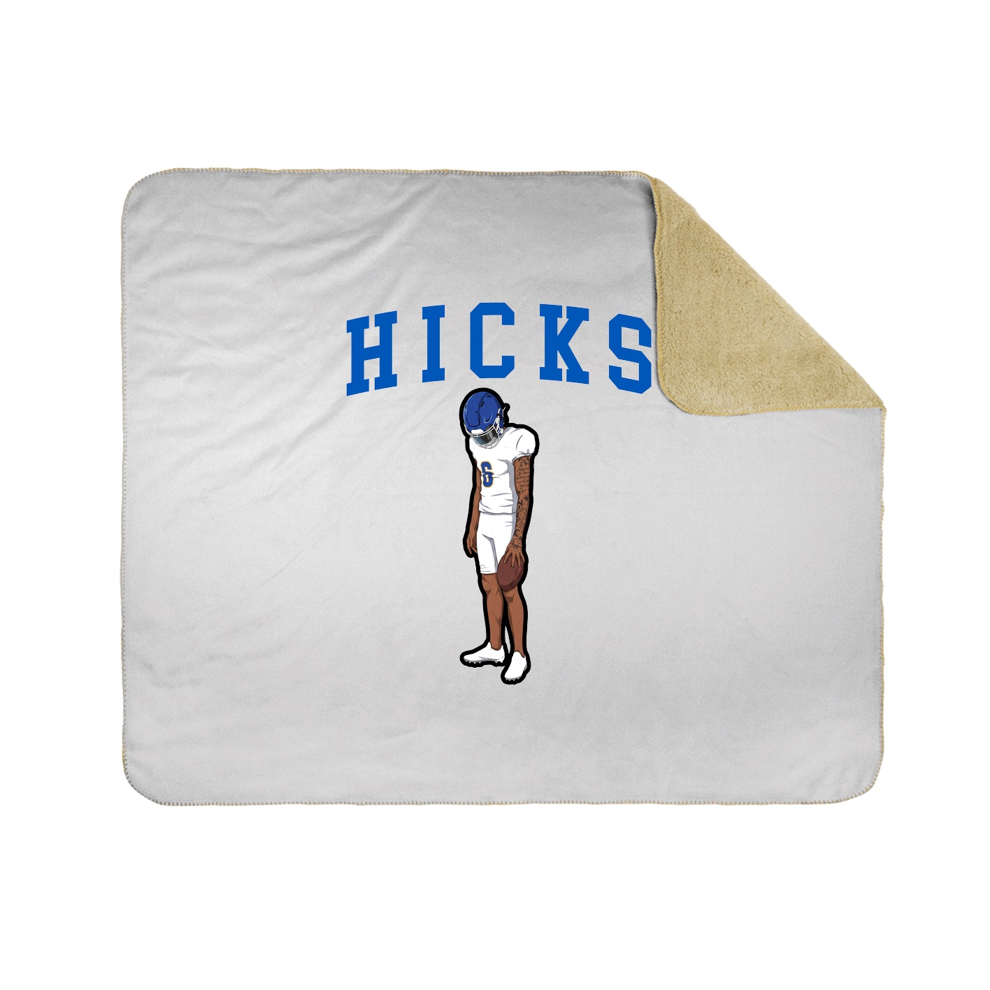 Throw Blanket — Shirsey in White